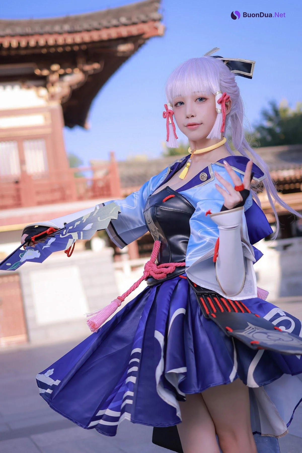 Coser@水淼Aqua Vol.106 神里绫华 - 照片 3