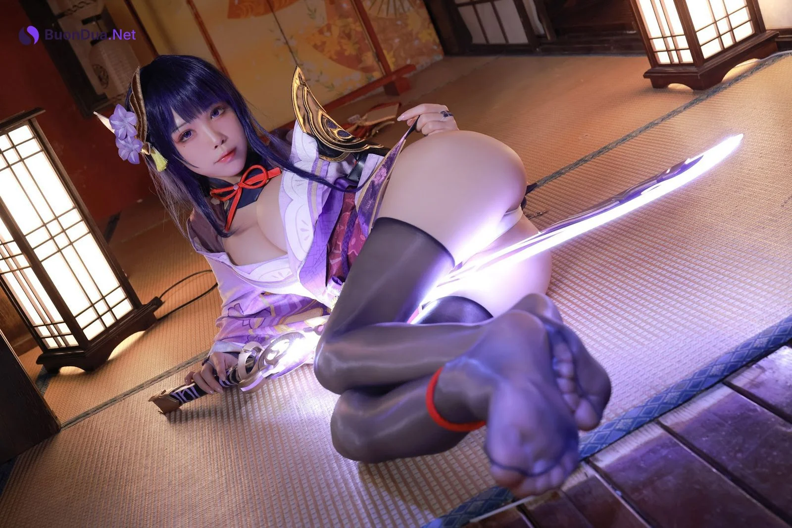 Coser@水淼Aqua Vol.110 雷电将军 - 사진 15