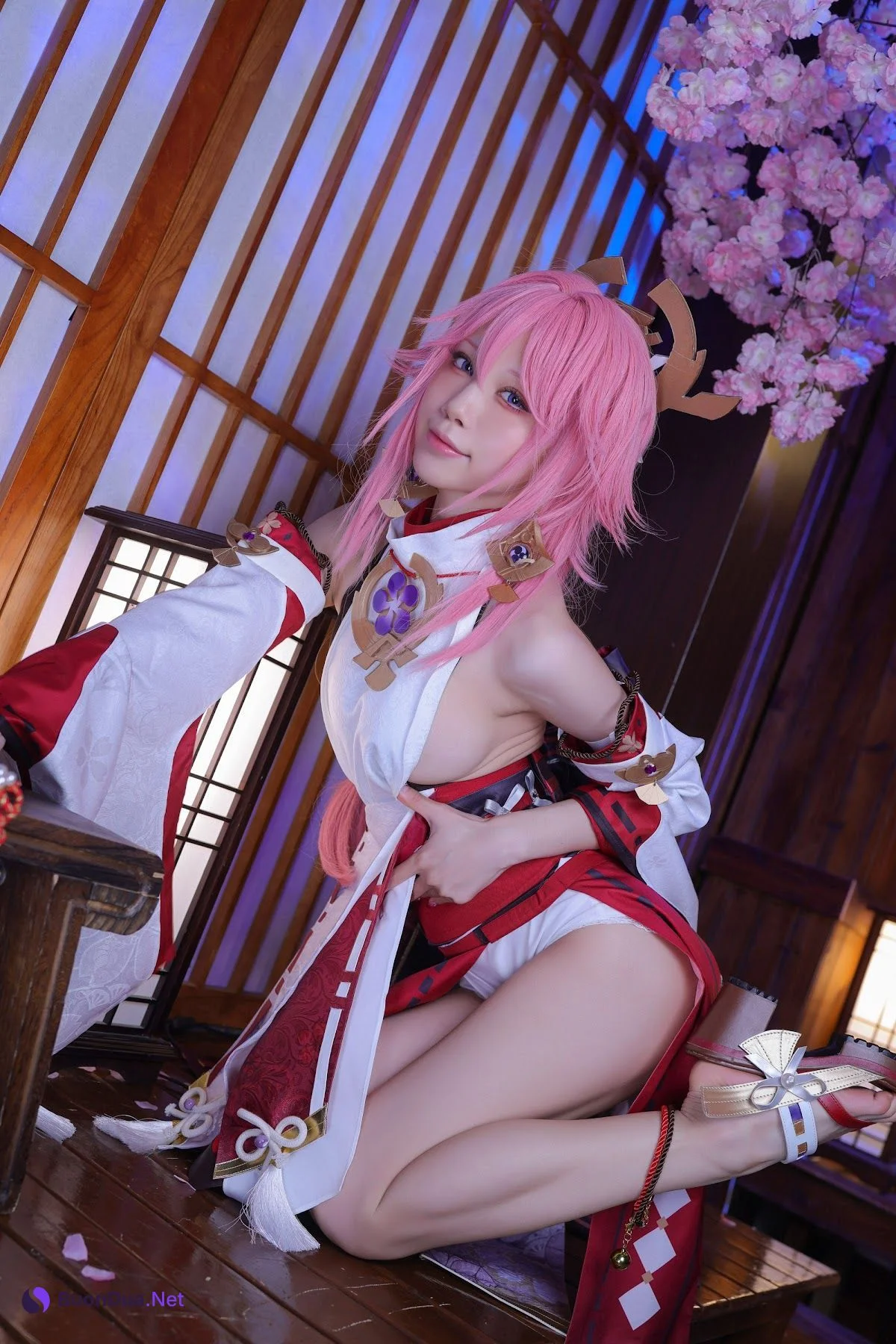 Coser@水淼Aqua Vol.112 八重神子 - 사진 16