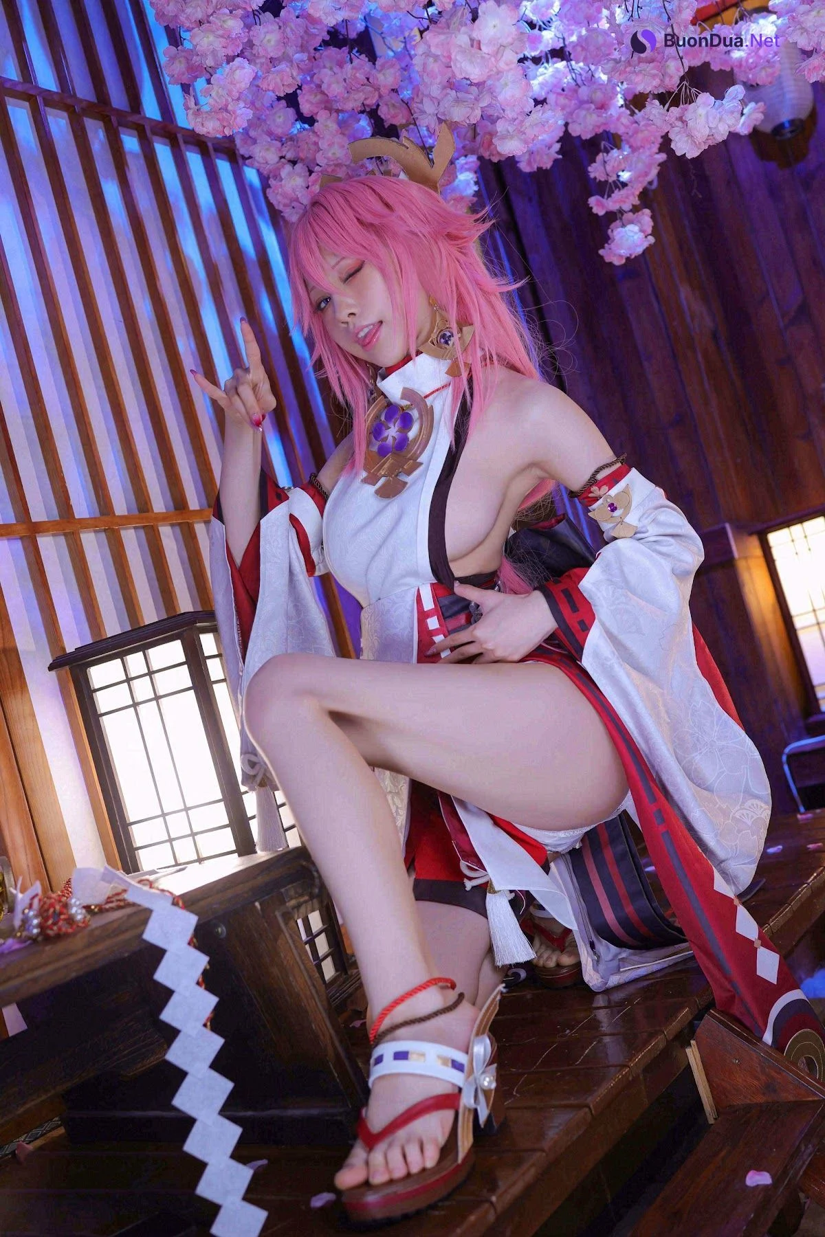 Coser@水淼Aqua Vol.112 八重神子 - 사진 2