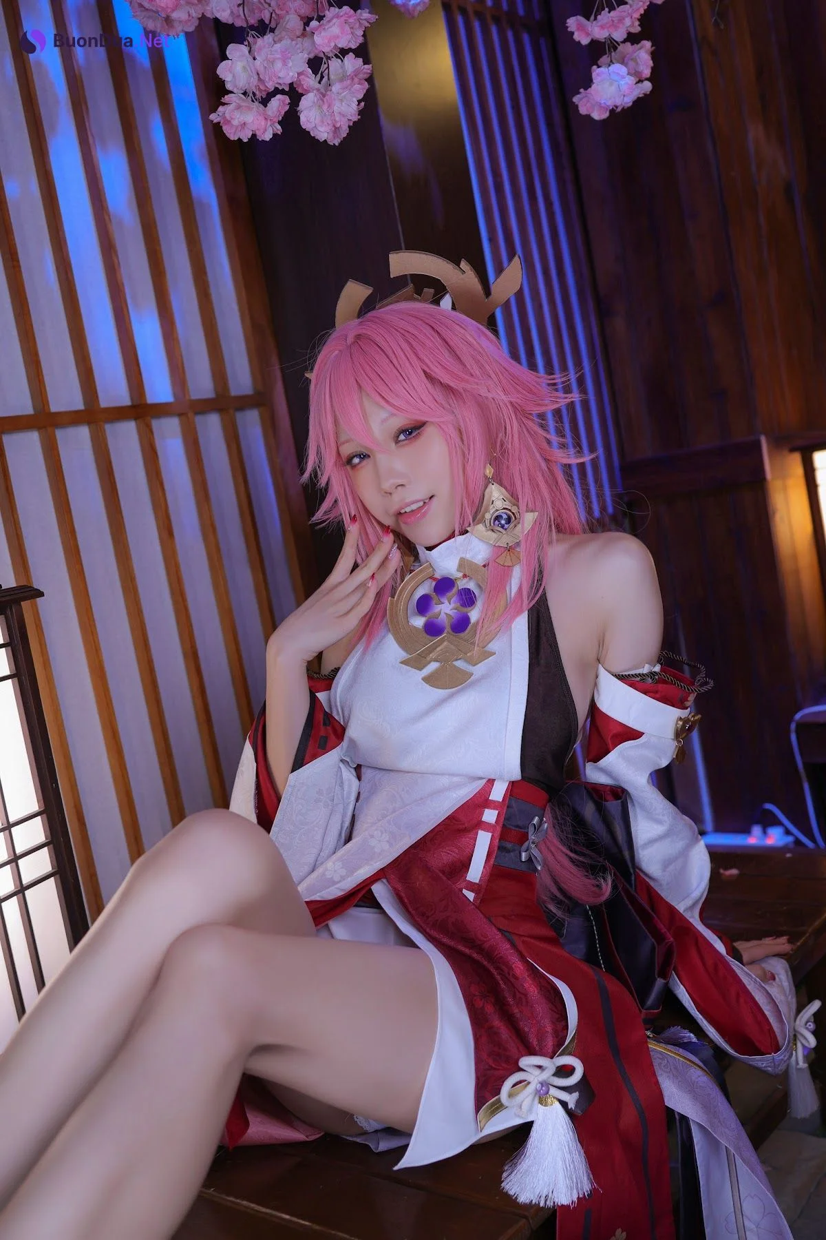 Coser@水淼Aqua Vol.112 八重神子 - 사진 3