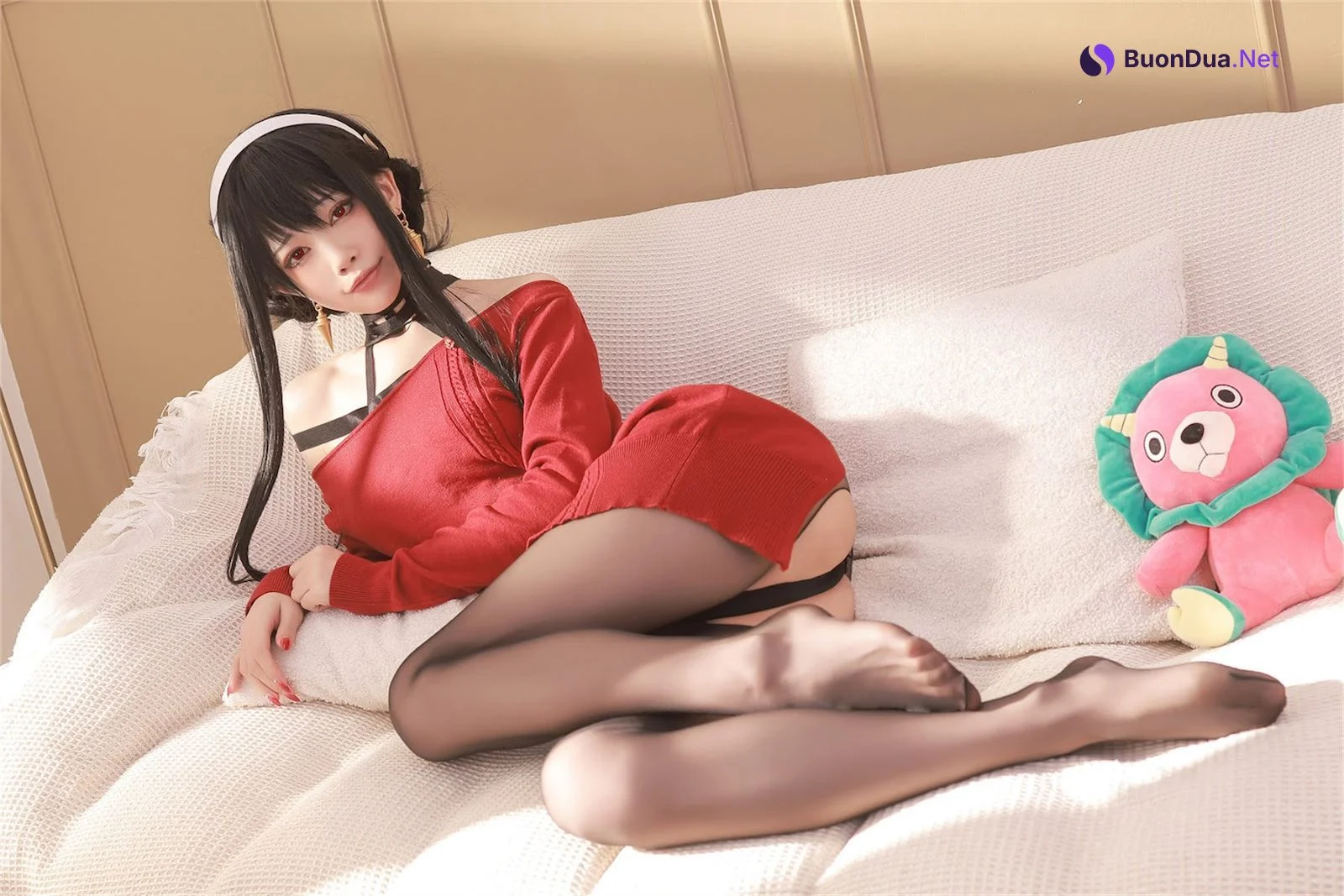 Coser@水淼Aqua Vol.125 红毛衣 - Photo 11
