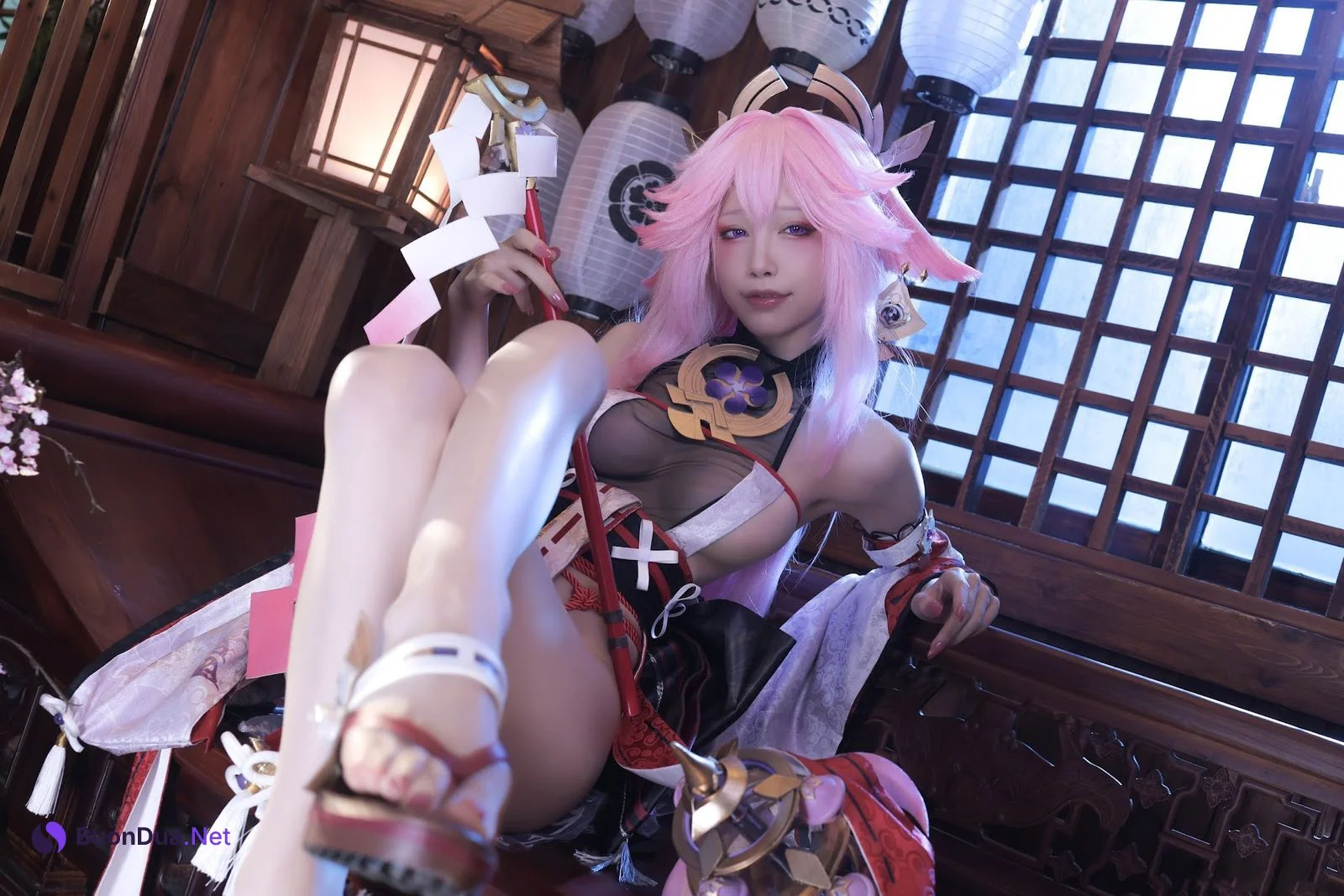 Coser@水淼Aqua Vol.134 新八重神子 - 照片 12