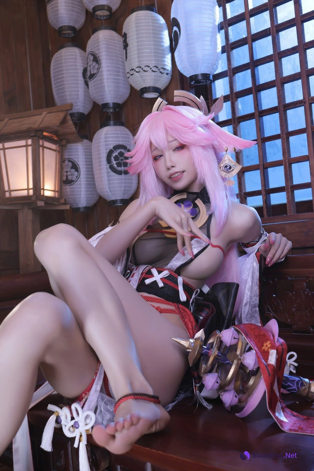 Coser@水淼Aqua Vol.134 新八重神子 - 照片 15