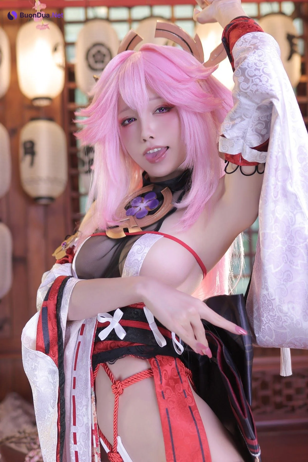 Coser@水淼Aqua Vol.134 新八重神子 - 照片 2