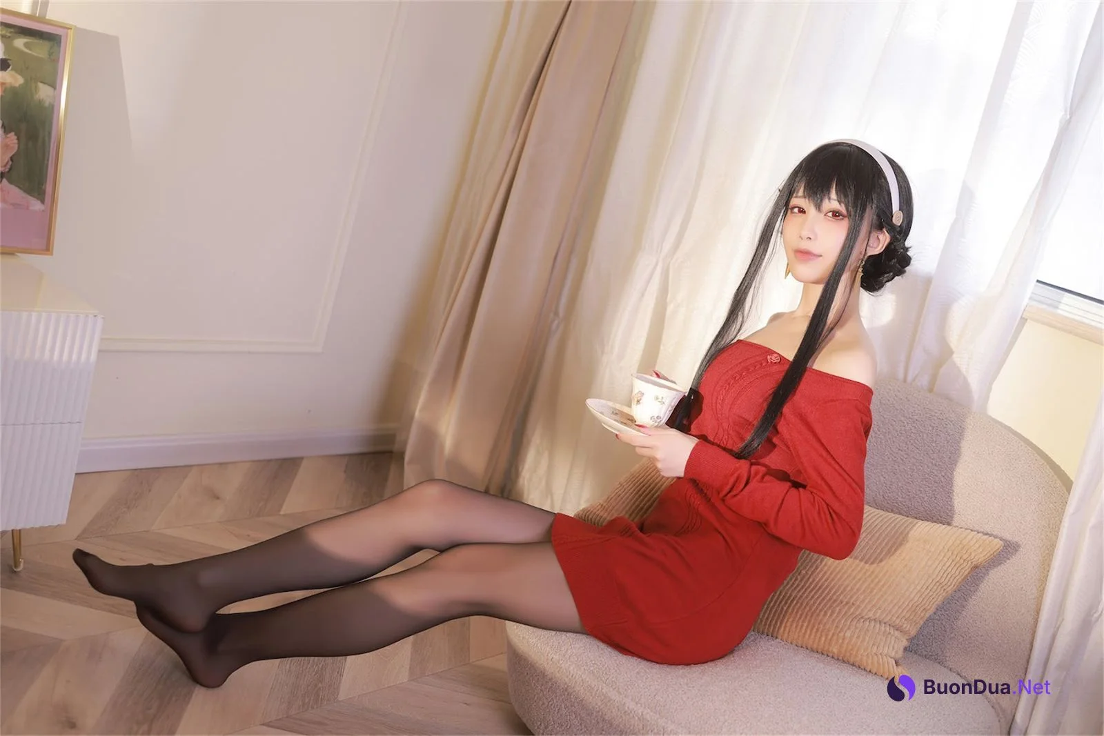 Coser@水淼Aqua Vol.156 约尔红毛衣 - Photo 12
