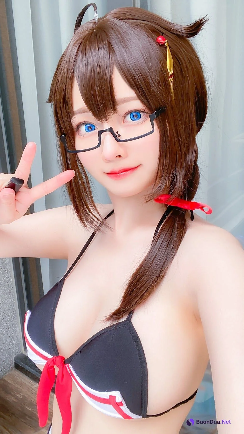 Coser@Arty亞緹 – Shigure Swimsuit (Kantai Collection) - Photo 19