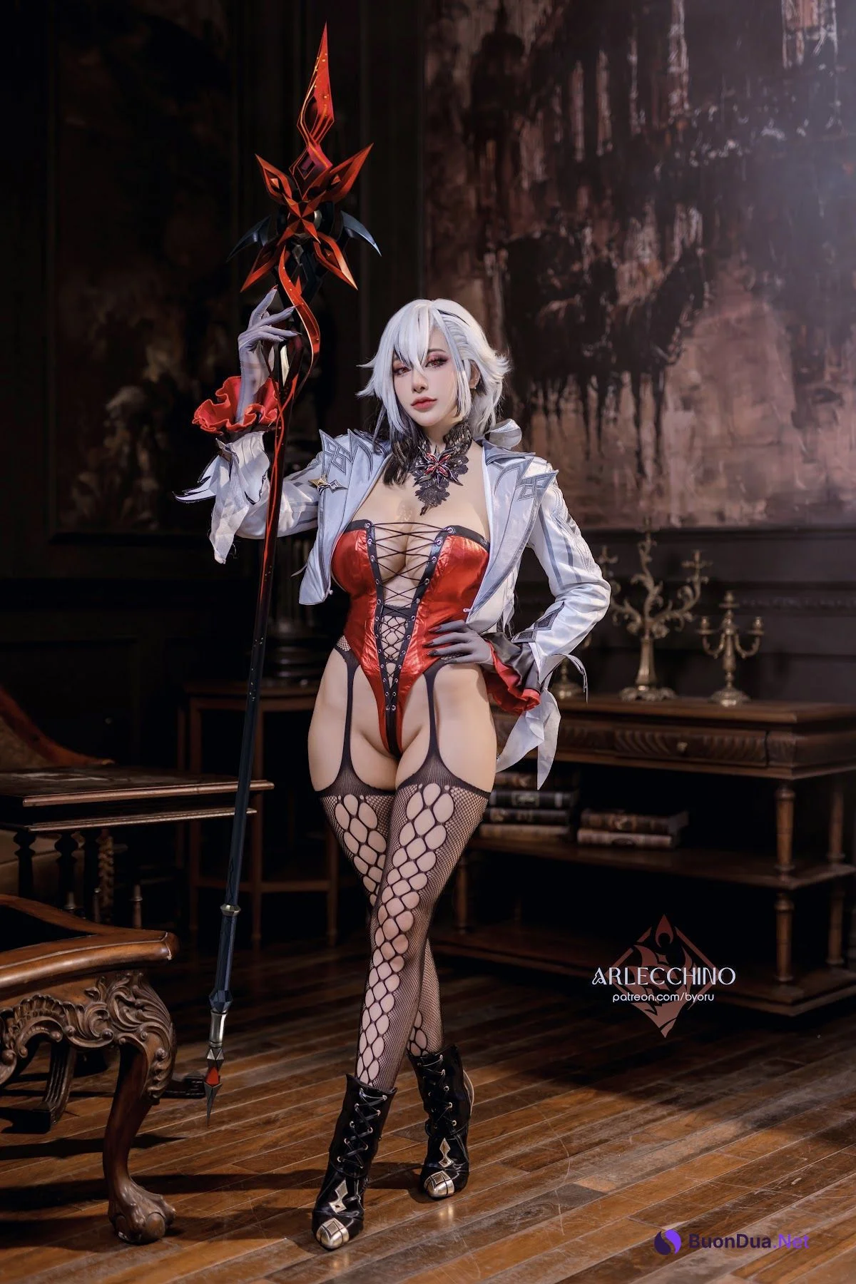 Coser@Byoru – 原神「仆人」阿蕾奇诺 二 - 照片 3