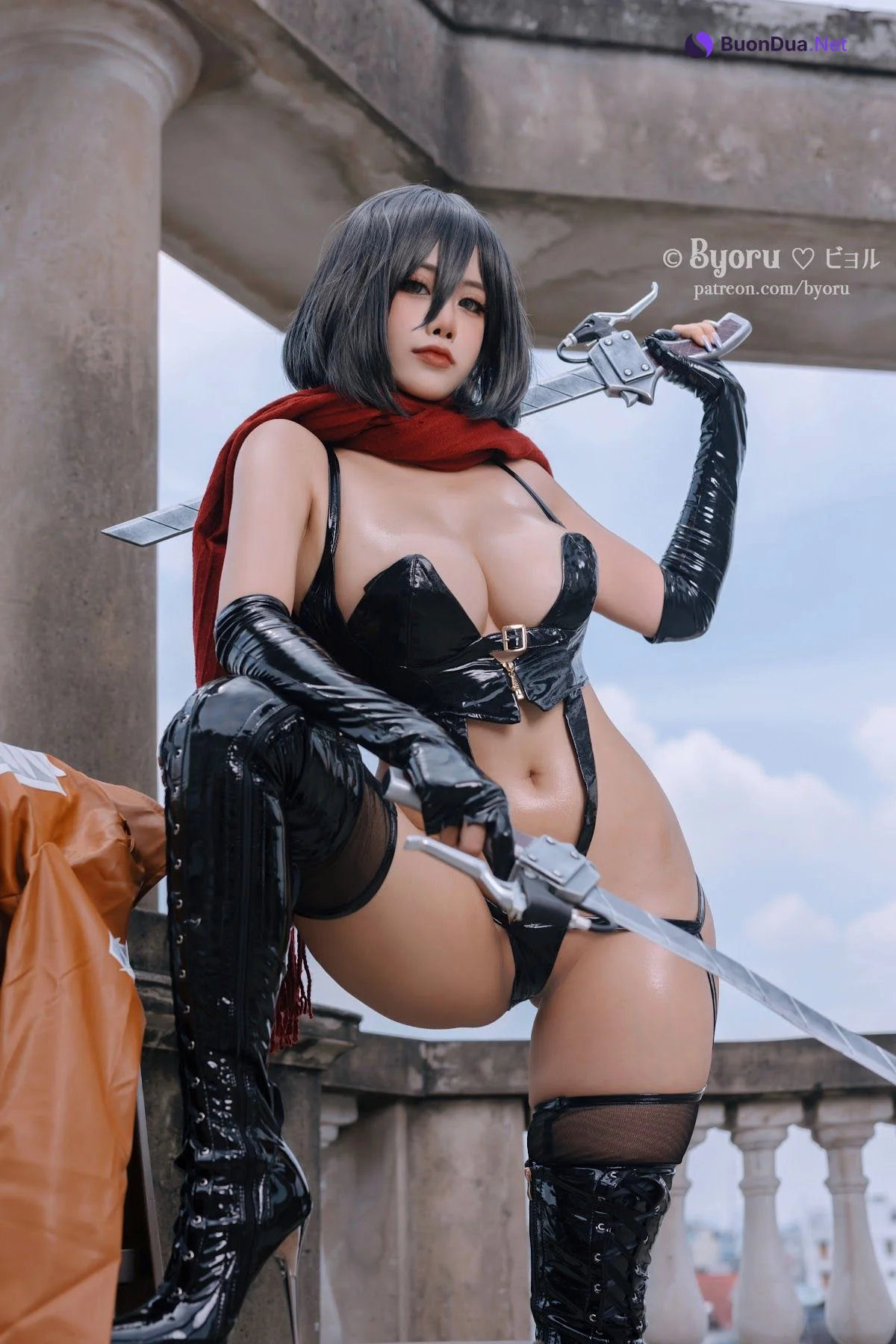 Coser@Byoru – 三笠阿克曼 进击的巨人 - 写真 7
