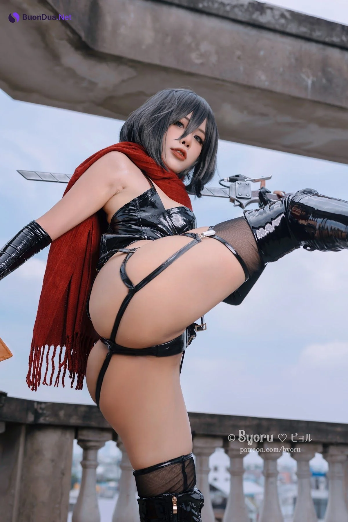 Coser@Byoru – 三笠阿克曼 进击的巨人 - 写真 9