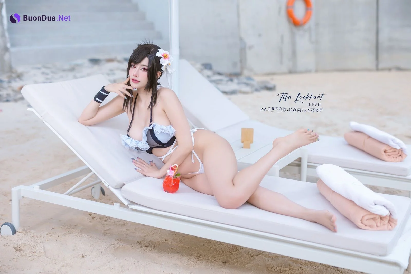 Coser@Byoru – Tifa FF7r Bikini - Photo 6