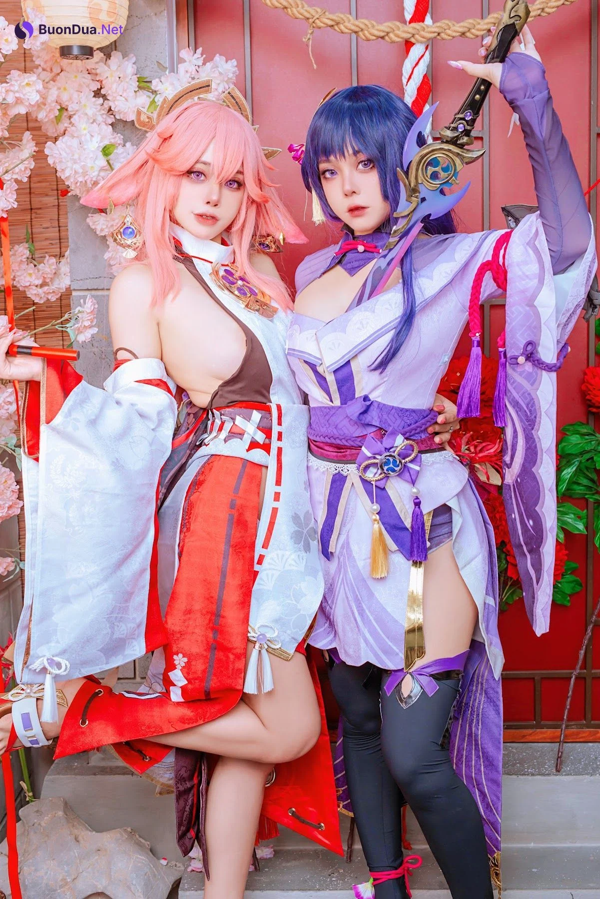 Coser@Byoru – Yae Miko x Raiden Shogun - Photo 10