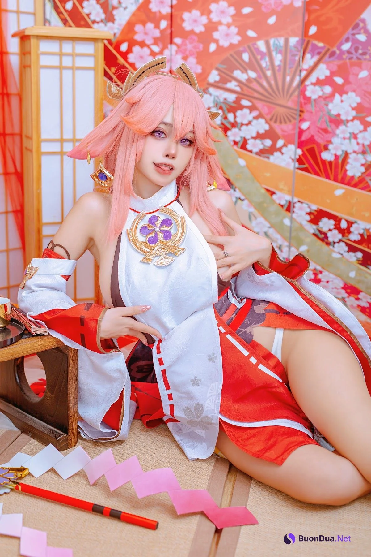 Coser@Byoru – Yae Miko x Raiden Shogun - Photo 12