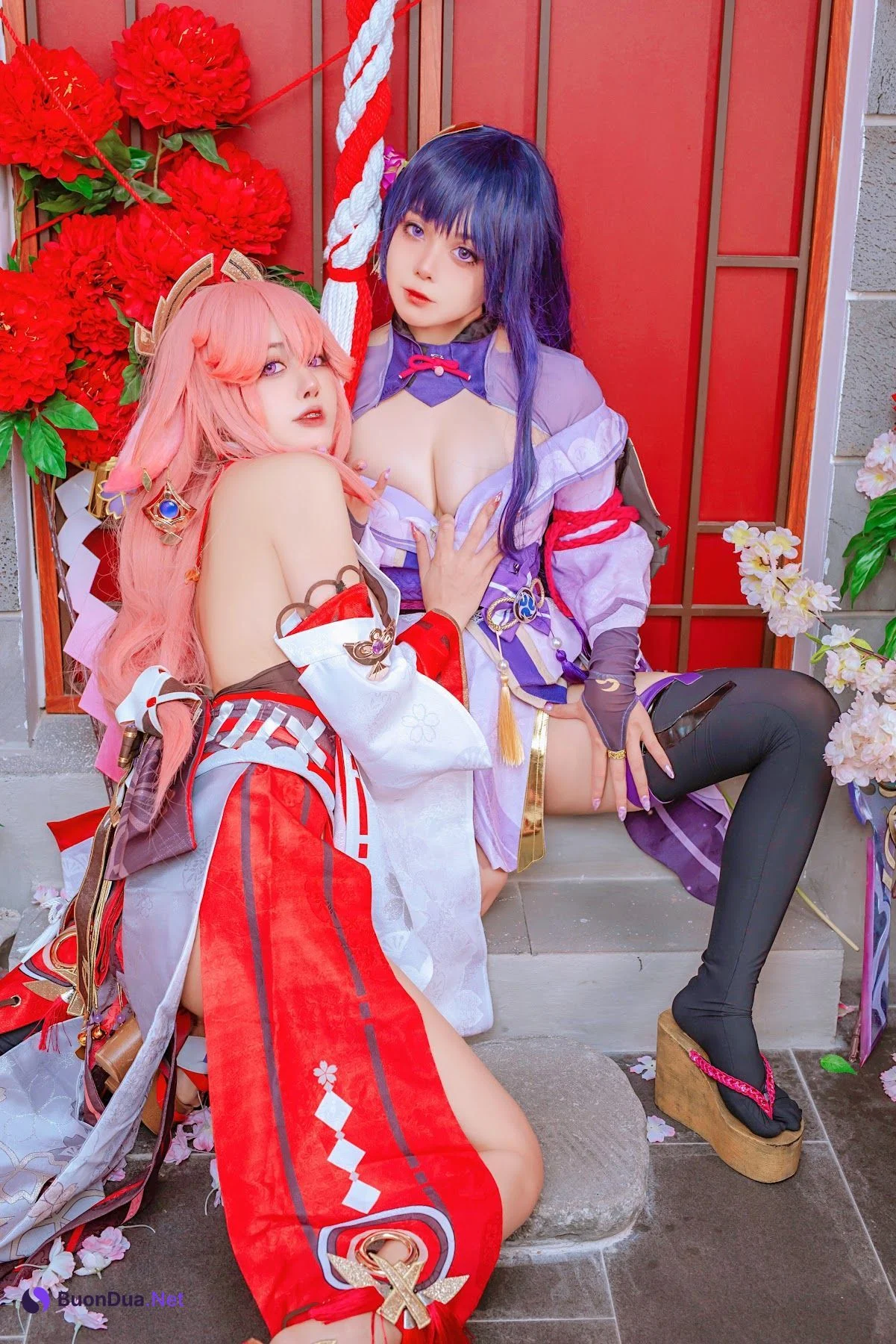 Coser@Byoru – Yae Miko x Raiden Shogun - Photo 14