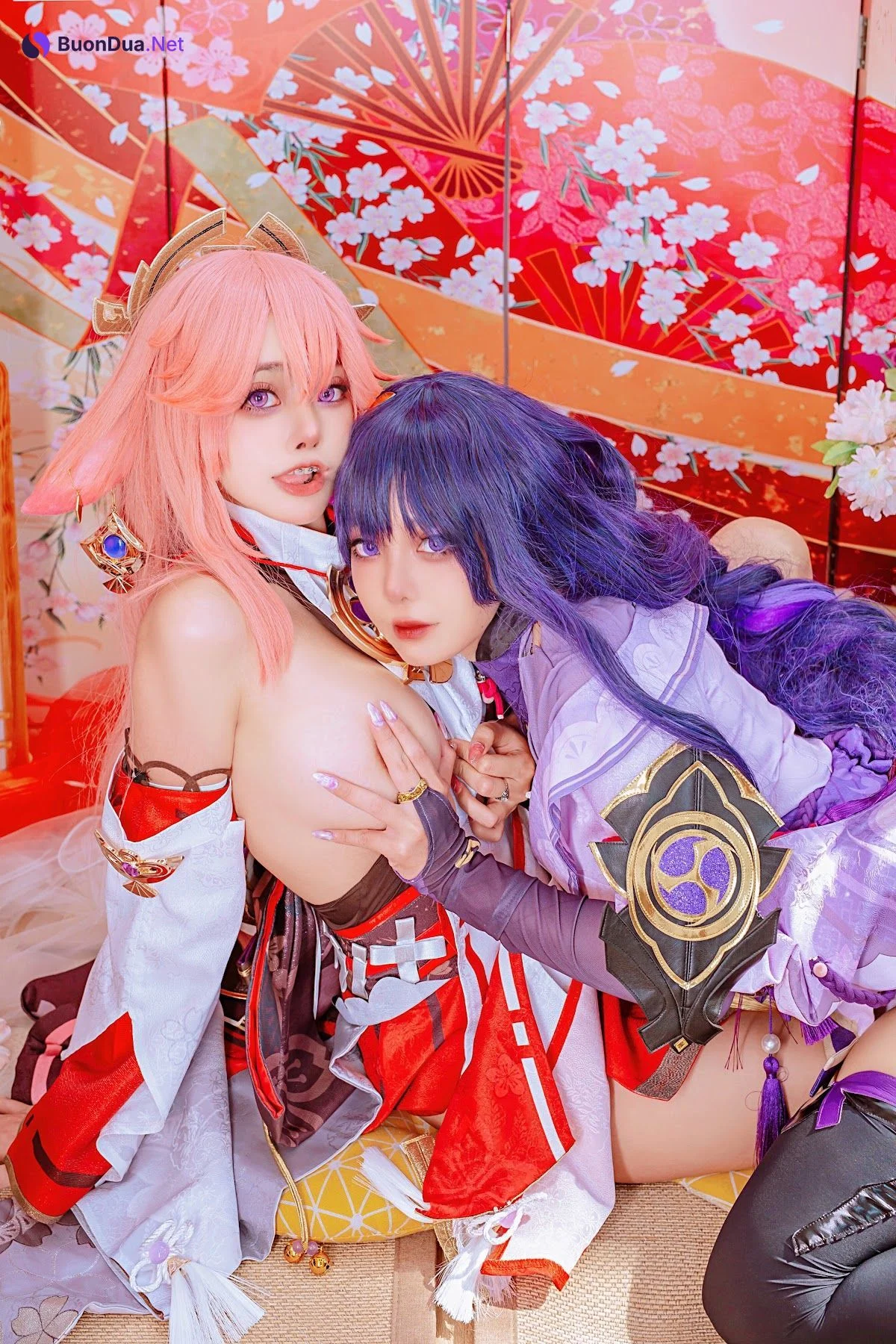 Coser@Byoru – Yae Miko x Raiden Shogun - Photo 5