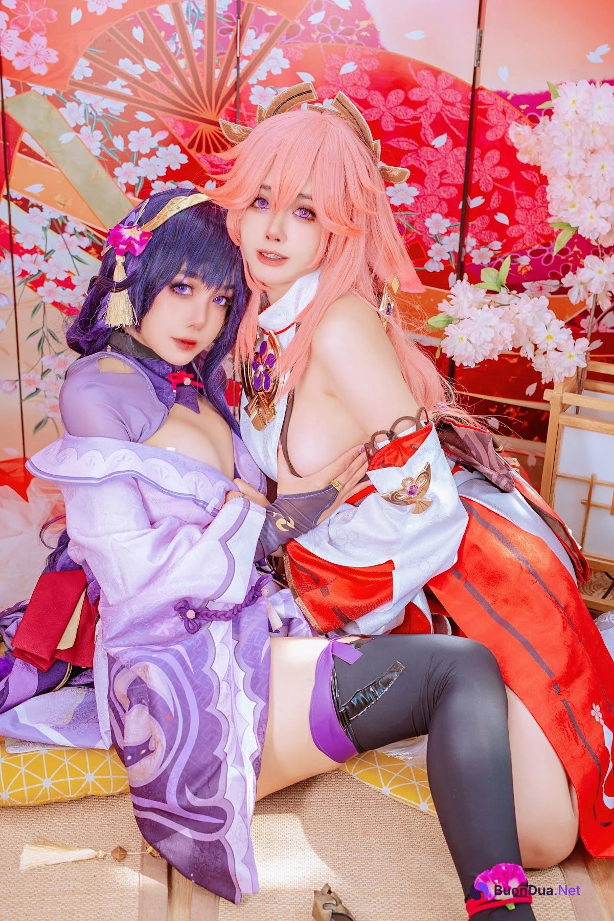 Coser@Byoru – Yae Miko x Raiden Shogun - Photo 6