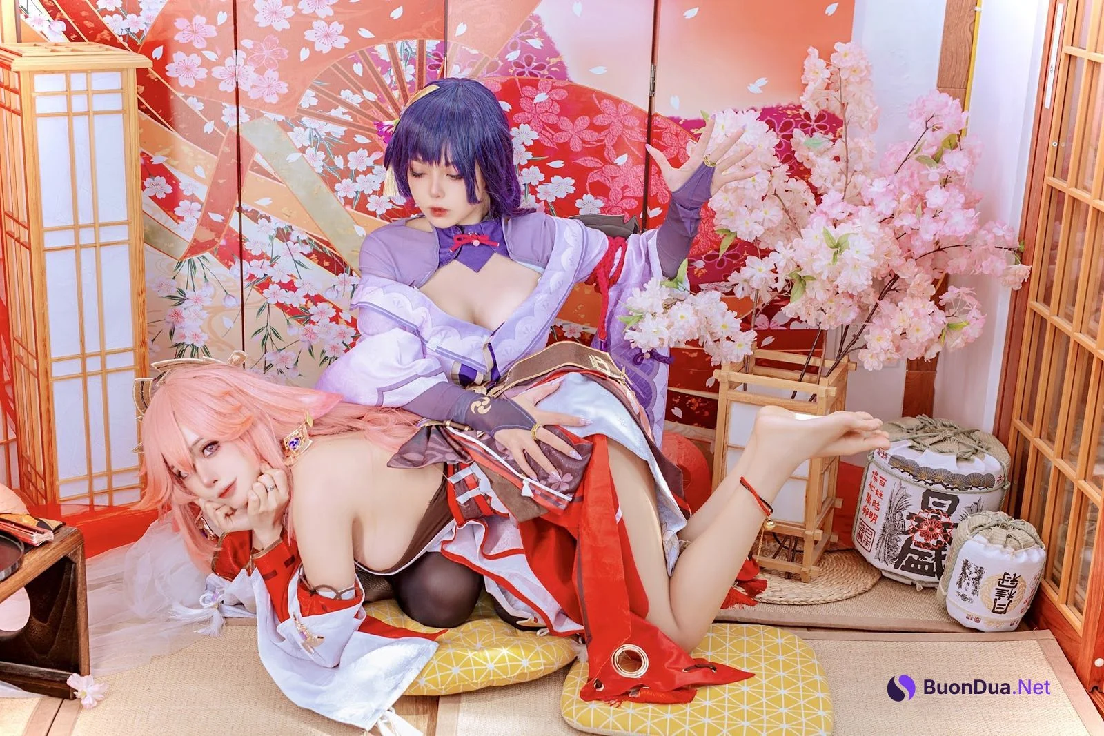 Coser@Byoru – Yae Miko x Raiden Shogun - Photo 7
