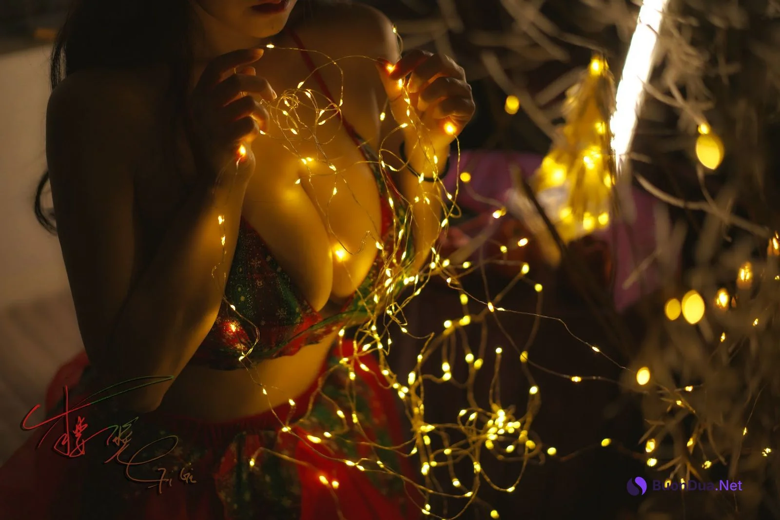 Coser@樱晚gigi – Christmas Day - Photo 16