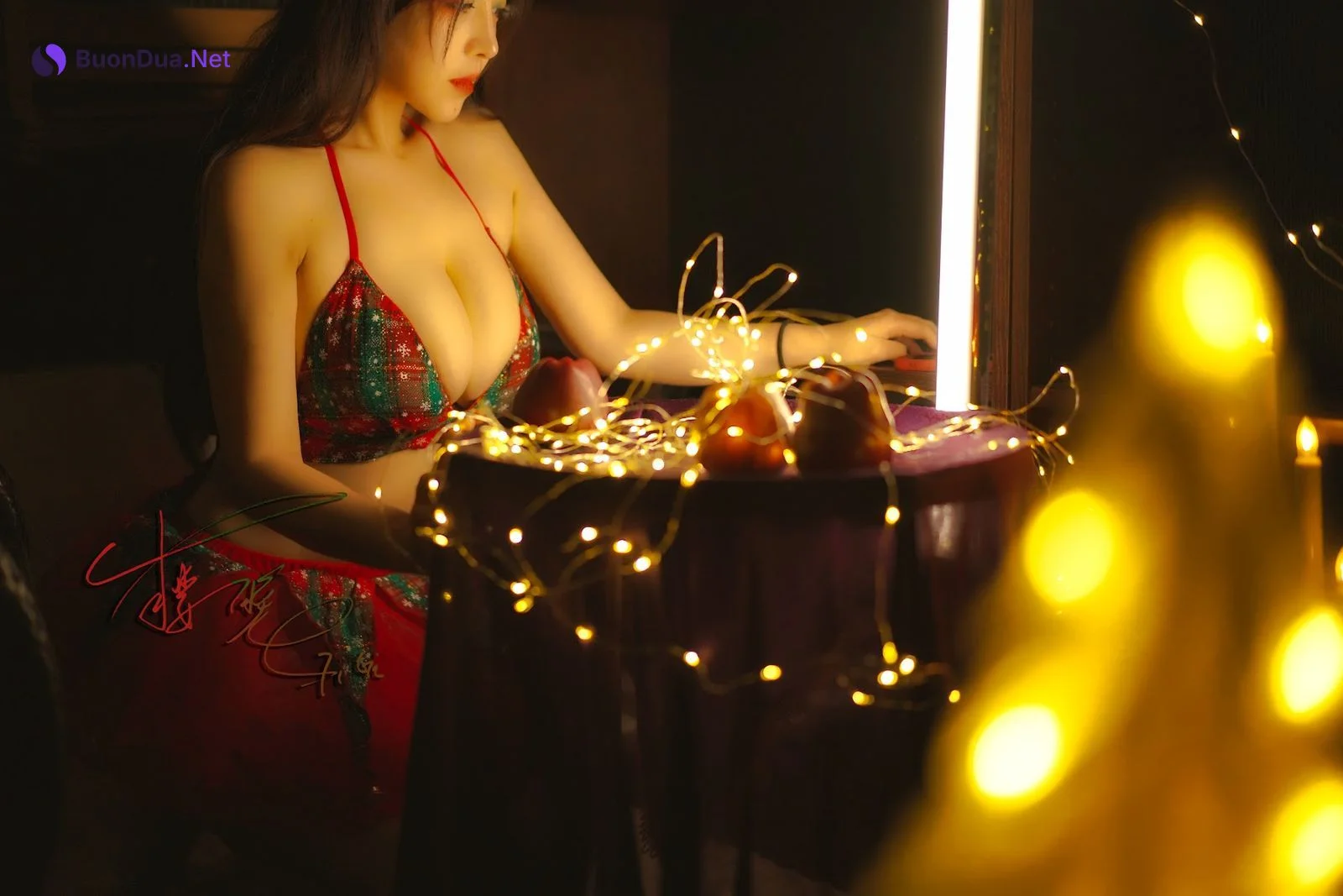 Coser@樱晚gigi – Christmas Day - Photo 7