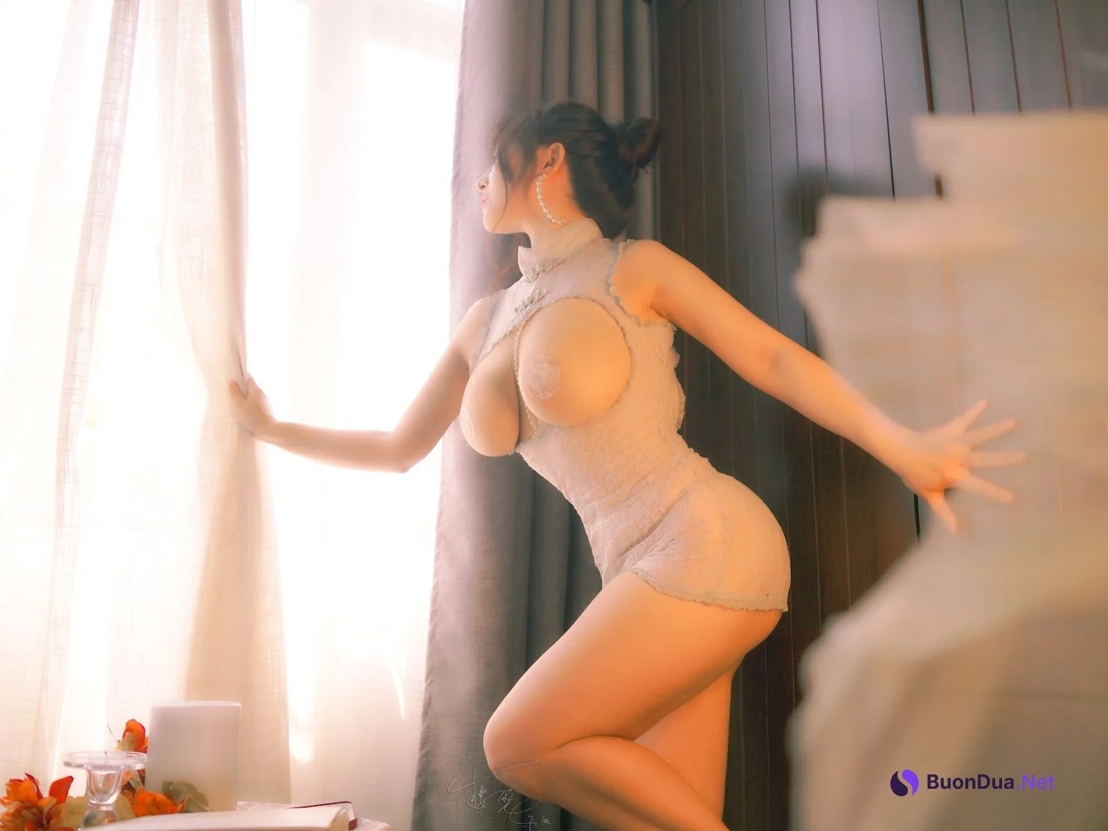 Coser@樱晚gigi – 拂动了谁的窗纱 - 写真 2