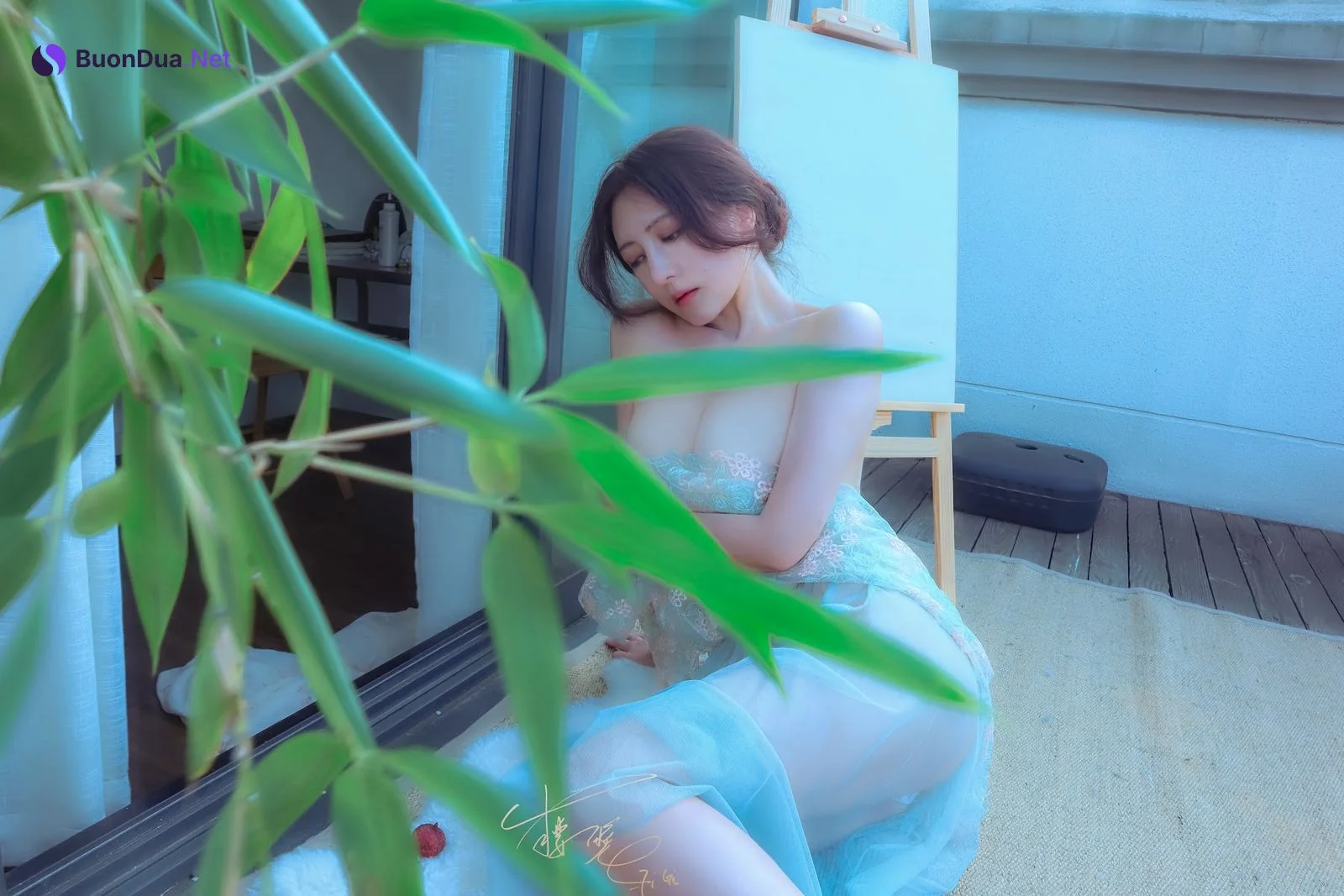 Coser@樱晚gigi – 蓝色梦幻 - Photo 4