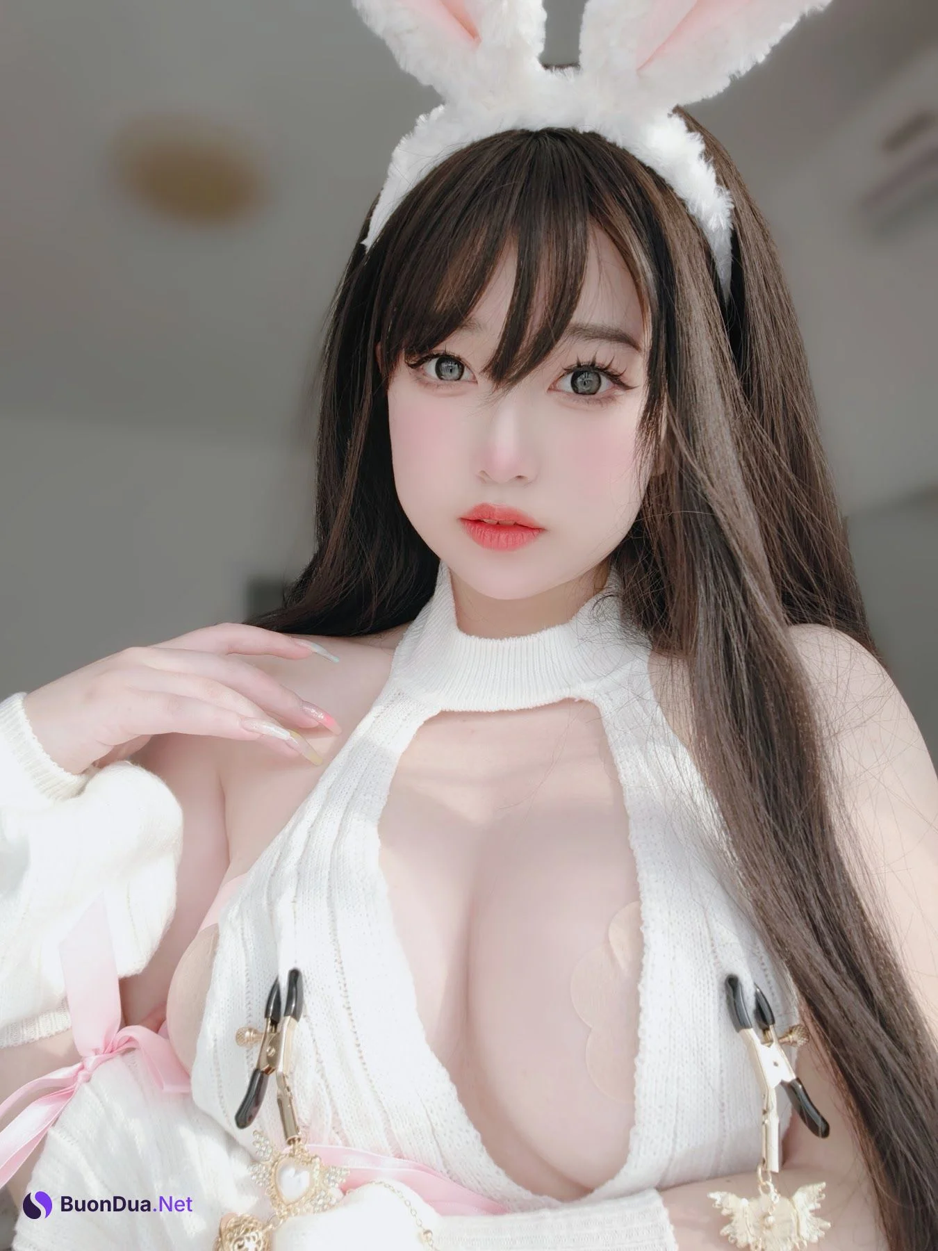 Coser@女主K – 白丝兔女郎 - รูปภาพ 15