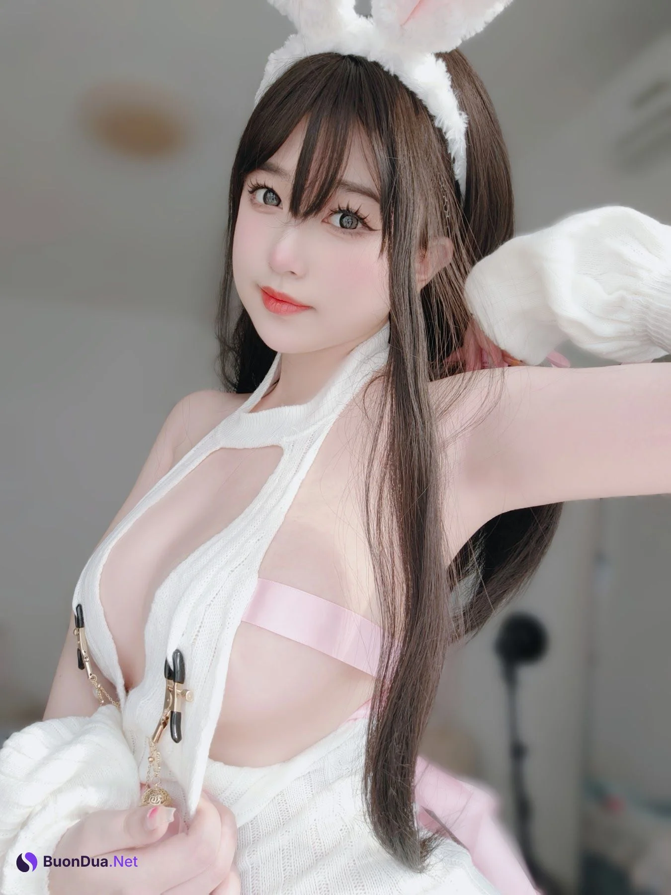 Coser@女主K – 白丝兔女郎 - รูปภาพ 17
