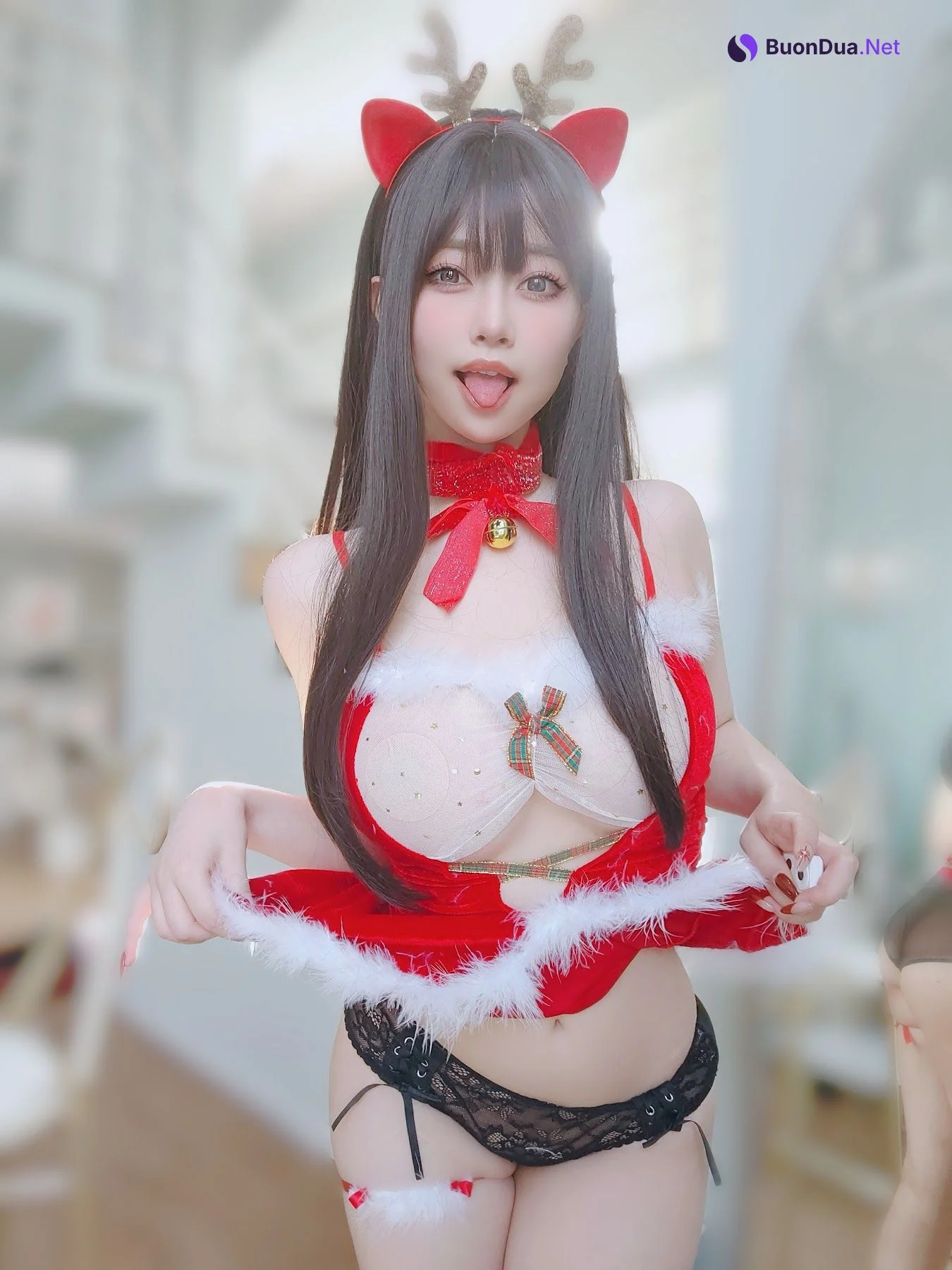 Coser@女主K – 圣诞麋鹿 - 照片 13
