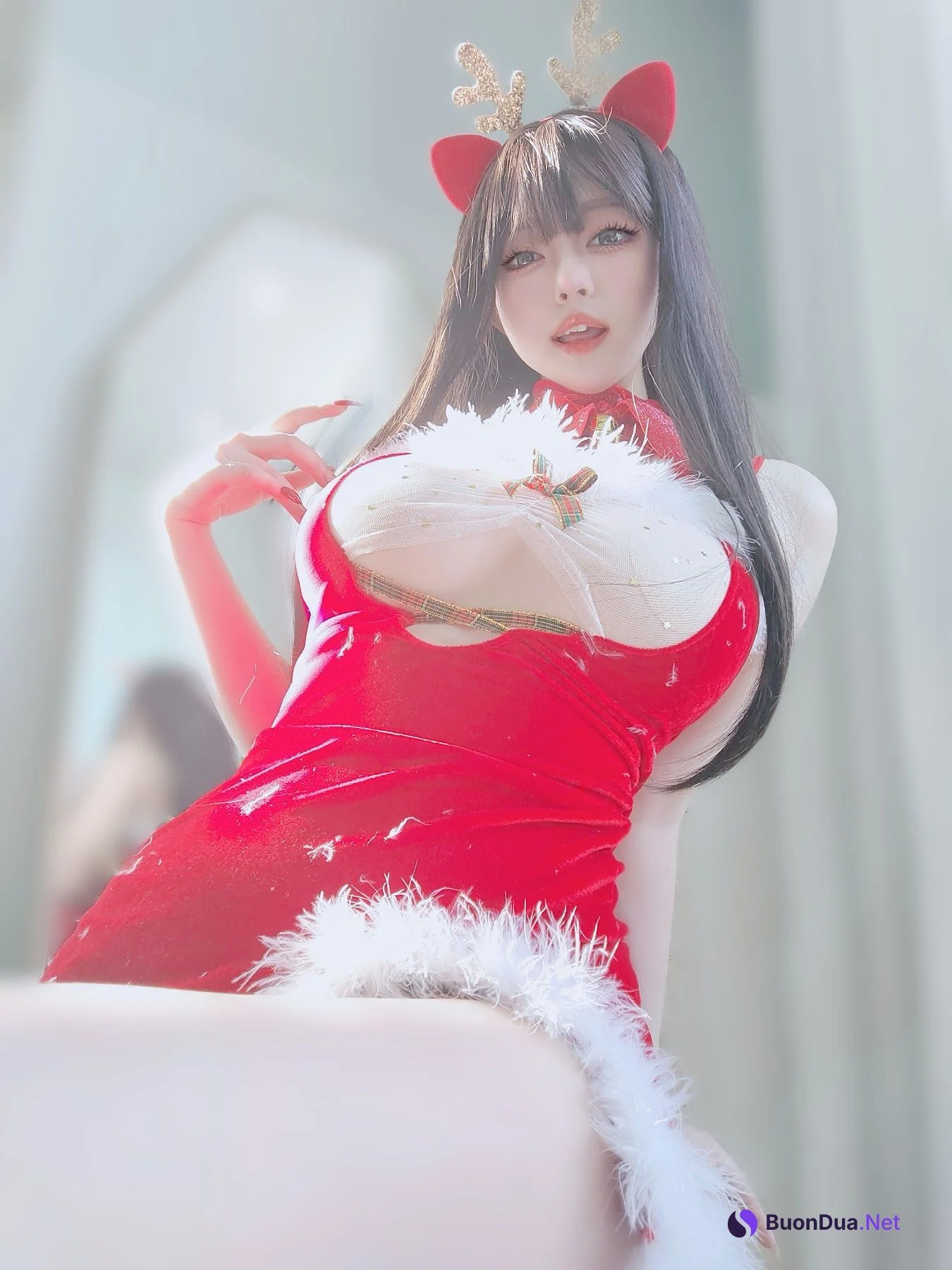 Coser@女主K – 圣诞麋鹿 - 照片 17