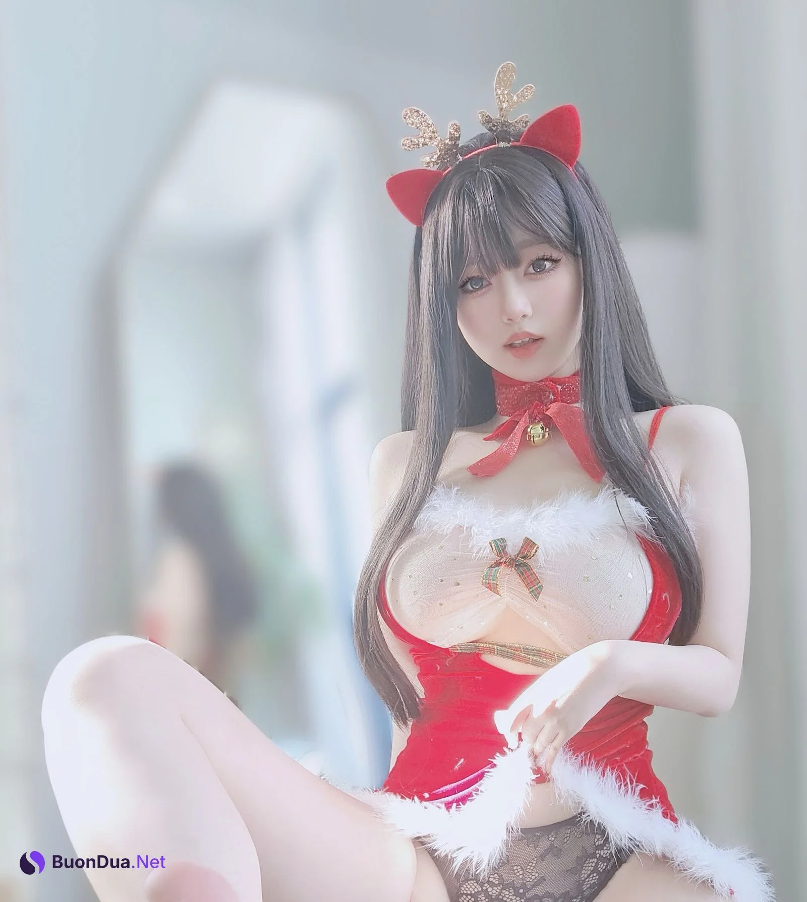 Coser@女主K – 圣诞麋鹿 - 照片 3