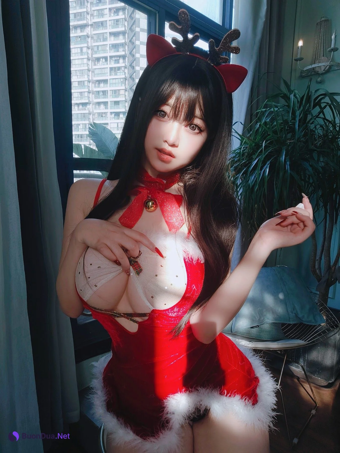 Coser@女主K – 圣诞麋鹿 - 照片 5