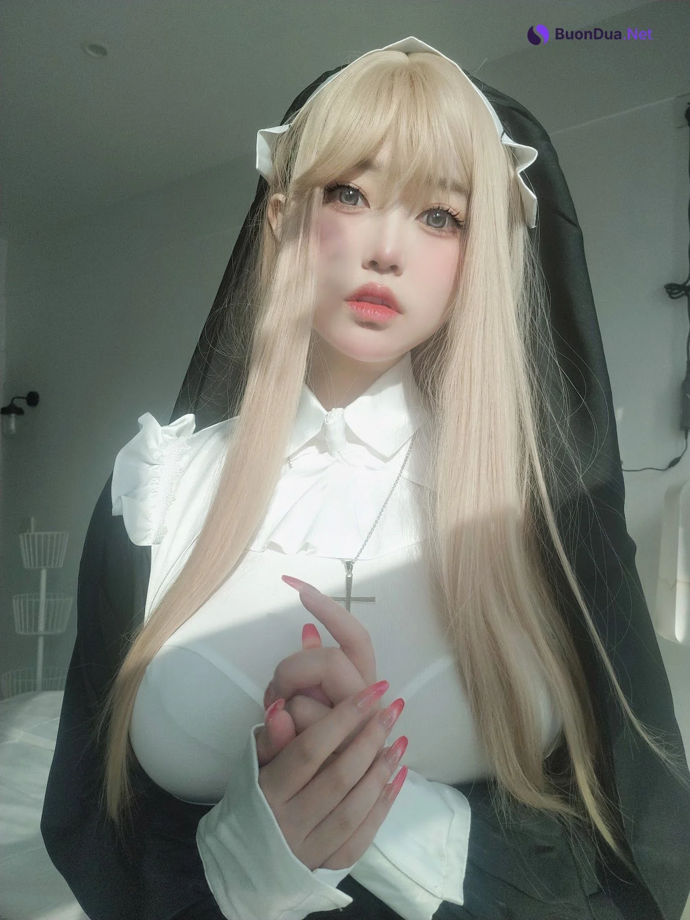 Coser@女主K – 修女 - 사진 11