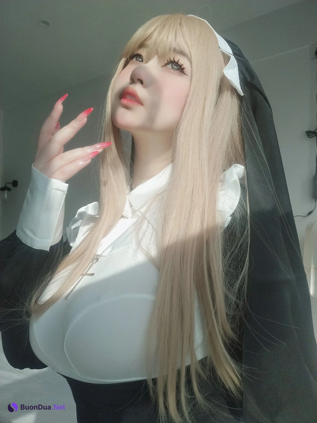 Coser@女主K – 修女 - 사진 12