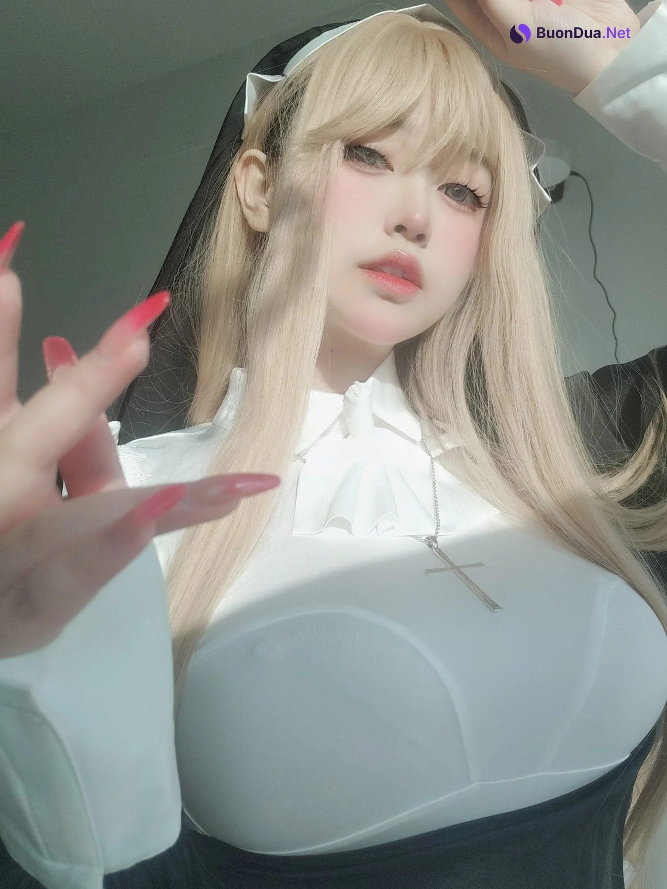 Coser@女主K – 修女 - 사진 13