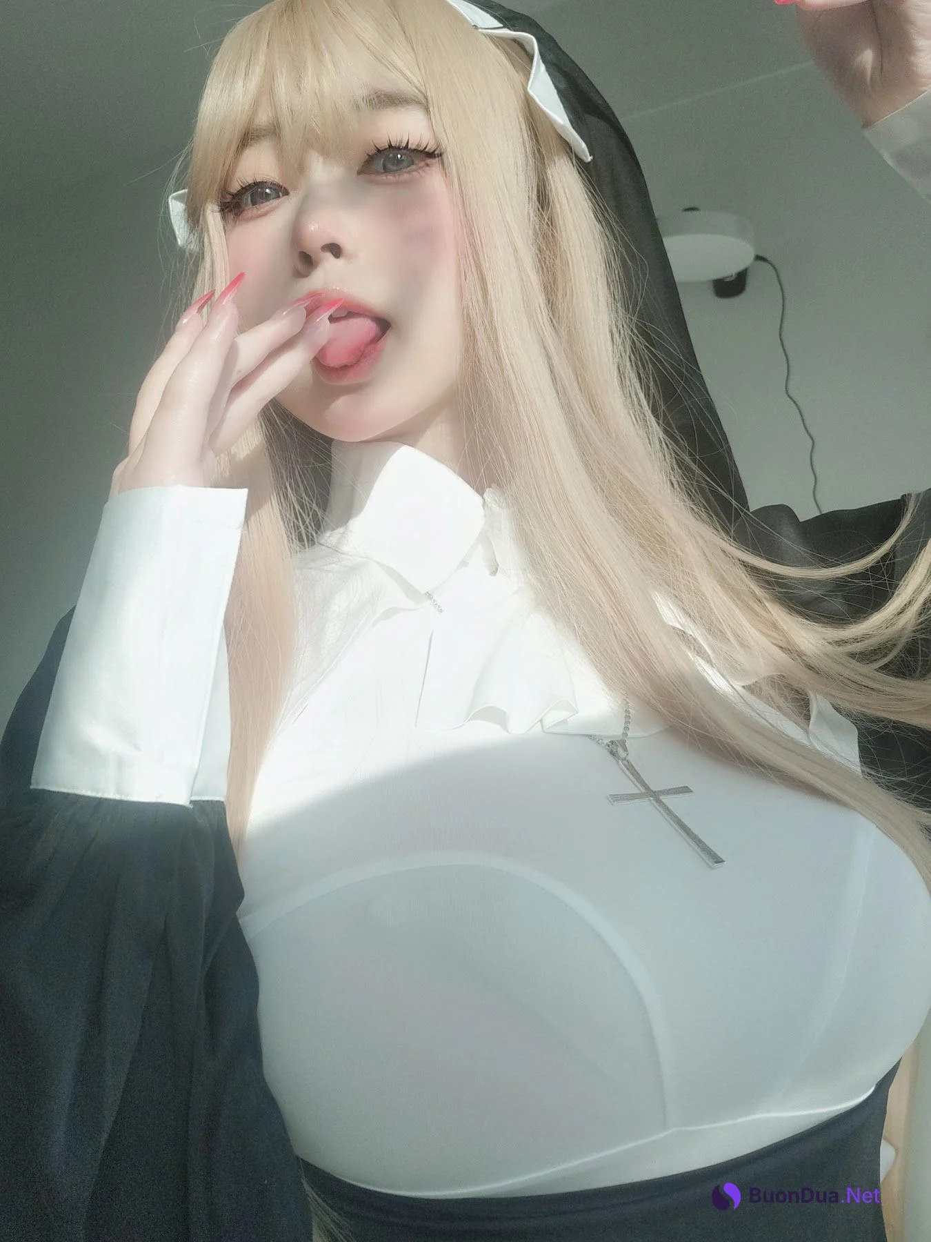 Coser@女主K – 修女 - 사진 15