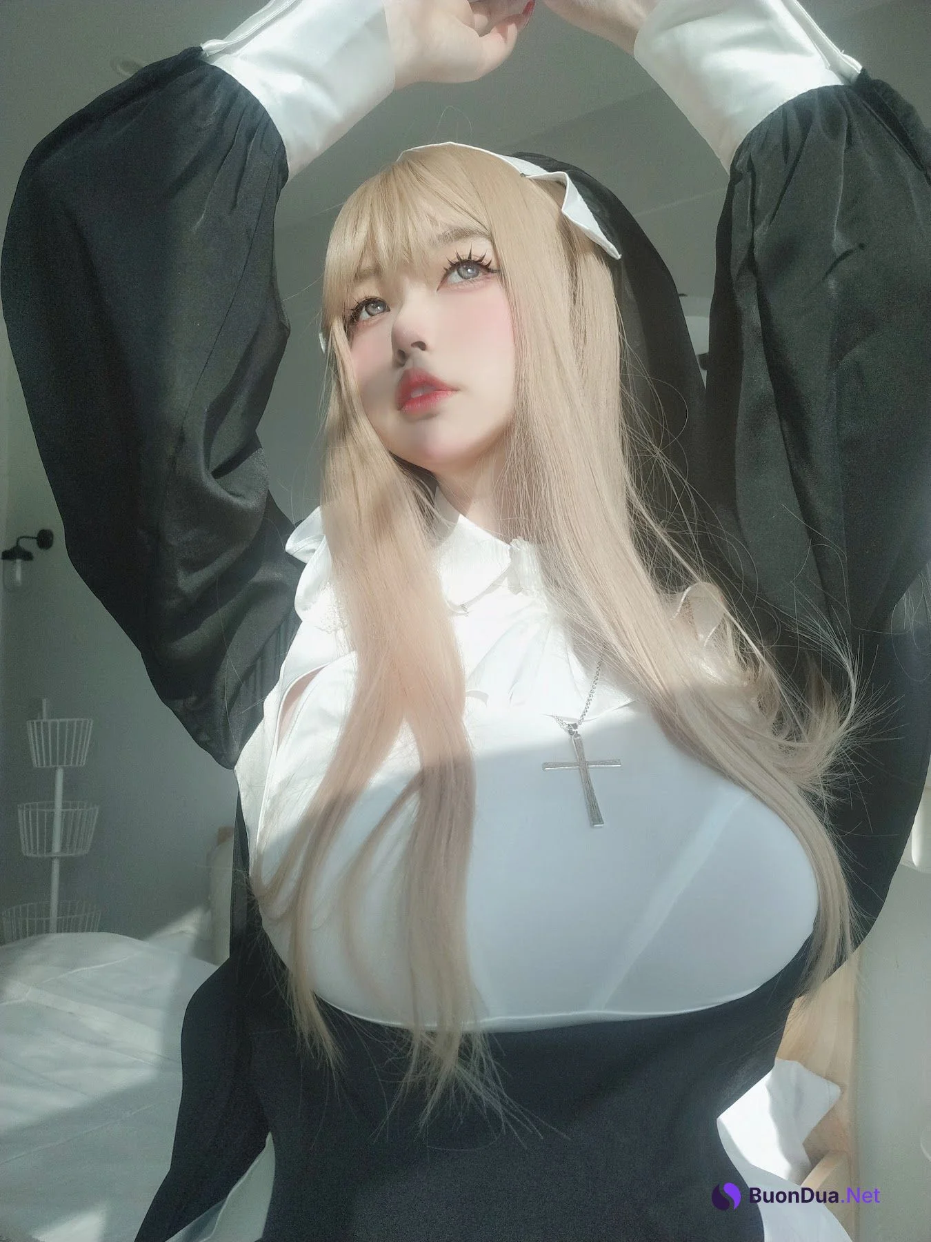 Coser@女主K – 修女 - 사진 18