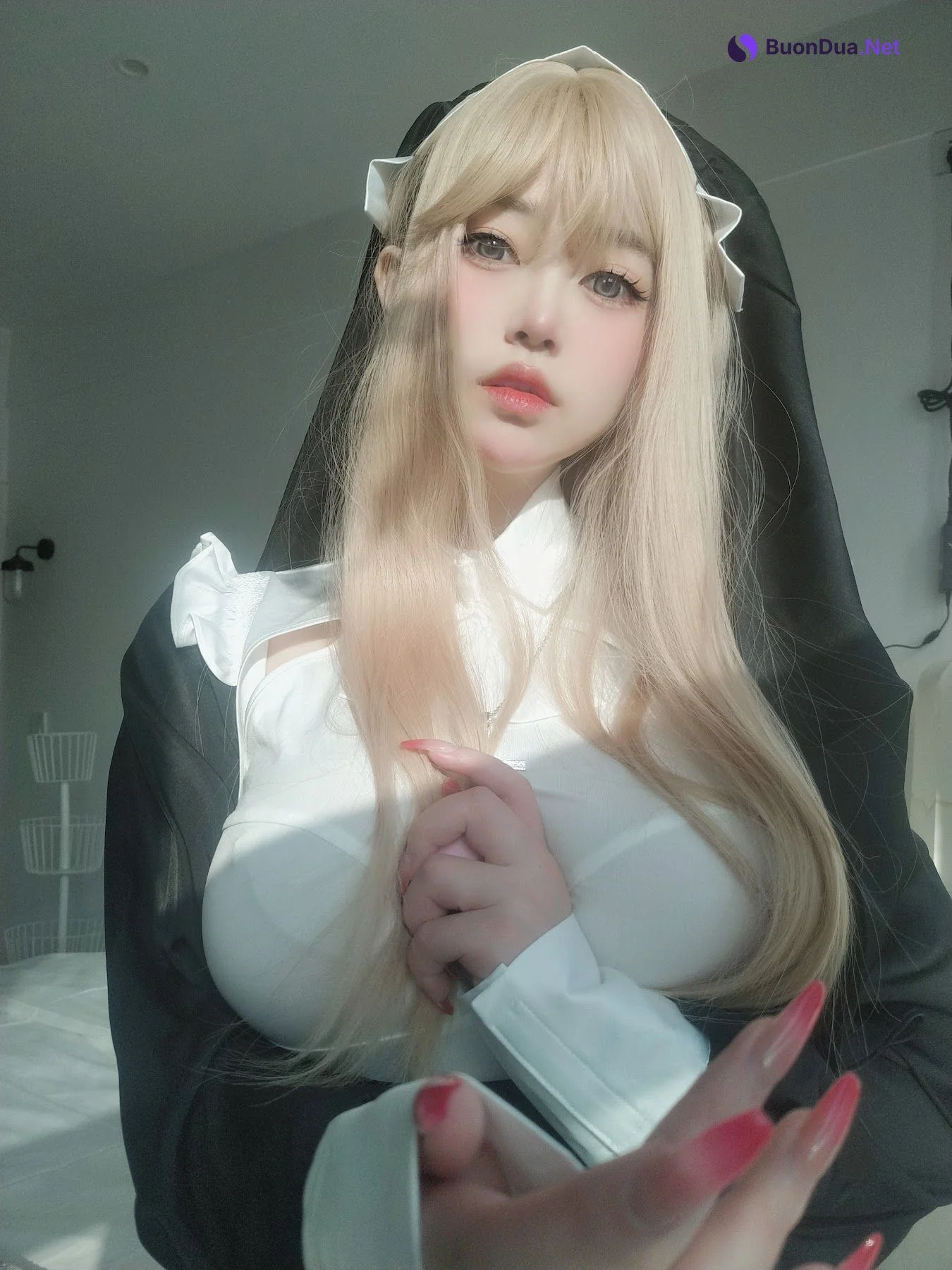 Coser@女主K – 修女 - 사진 20