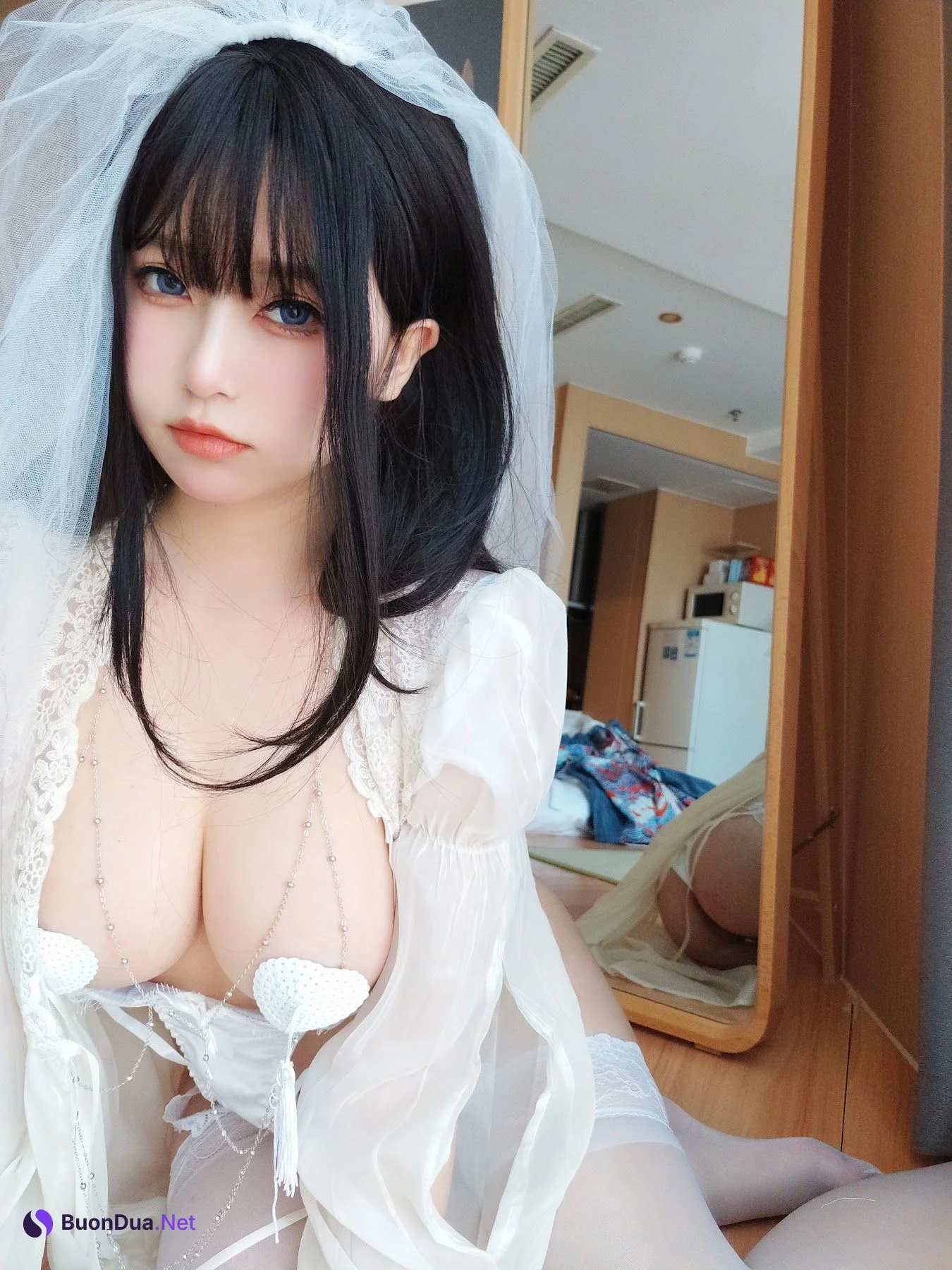 Coser@女主K – 白双子 - 写真 10
