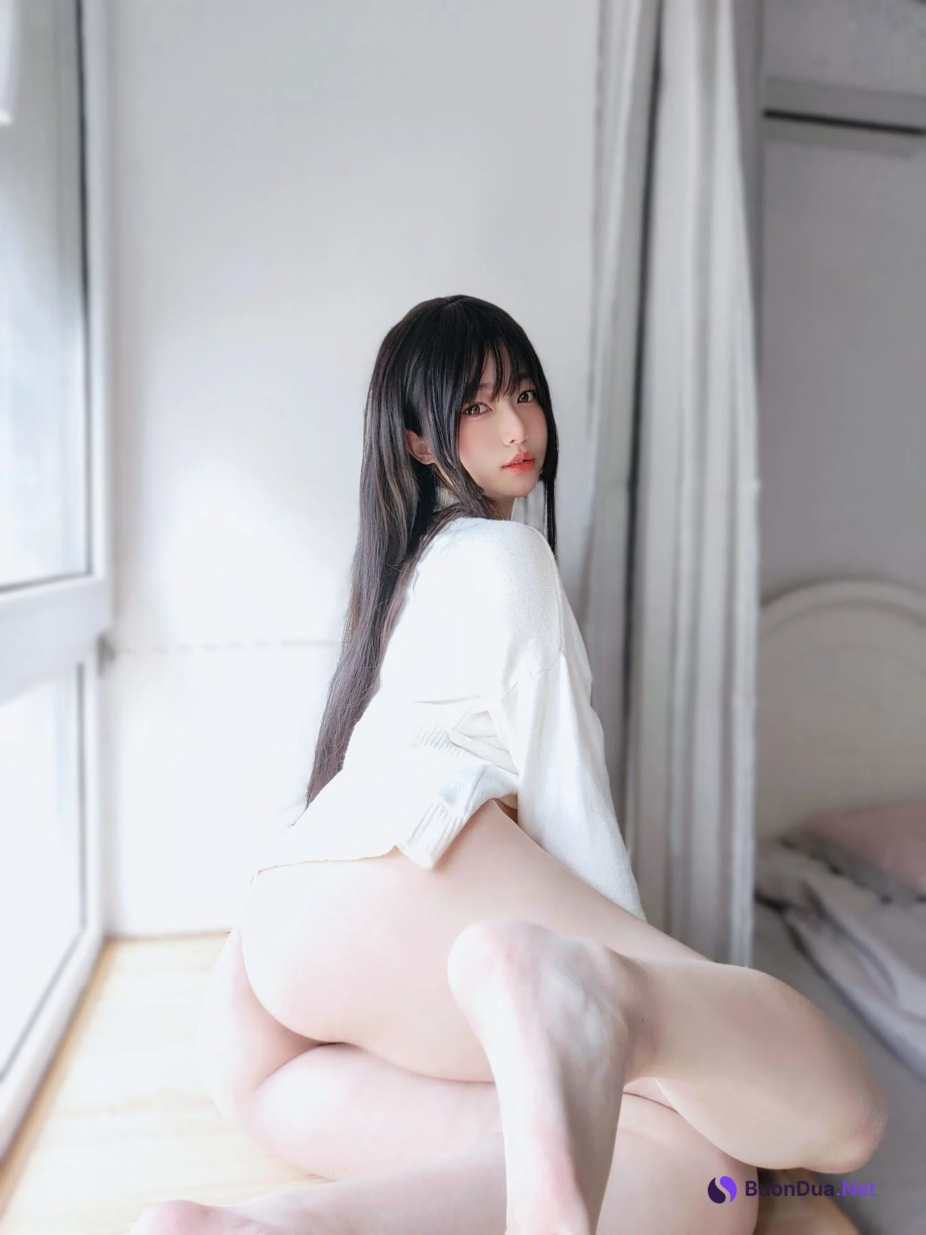 Coser@女主K – 素颜的清晨 - Photo 14