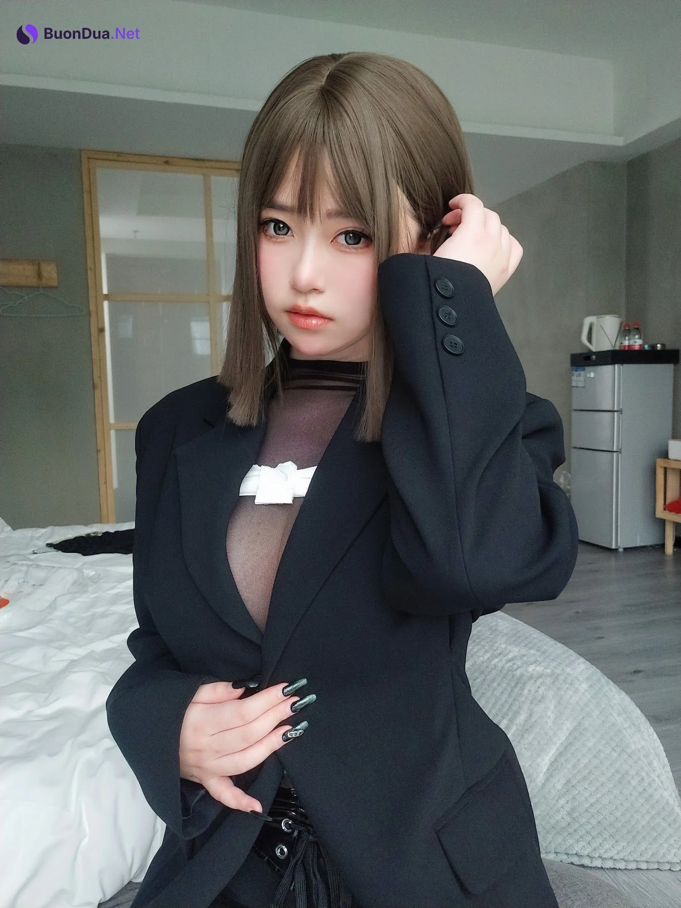 Coser@女主K – 大胆的秘书 - Photo 9