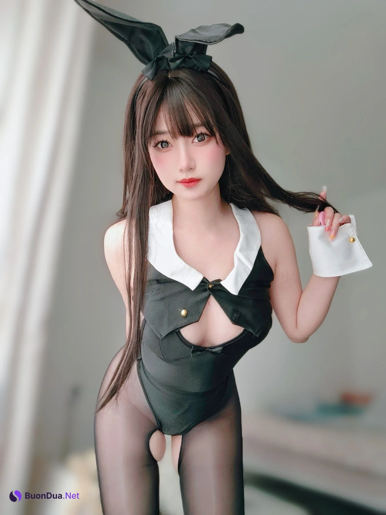 Coser@女主K – 黑丝兔女郎 - Photo 7