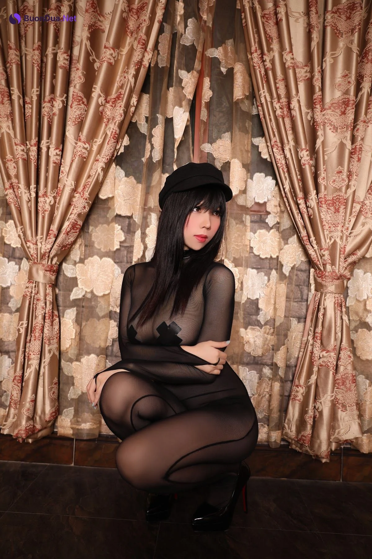 Coser@Kano Nozomi (鹿野希) Vol.03 黑丝套装 - Photo 13