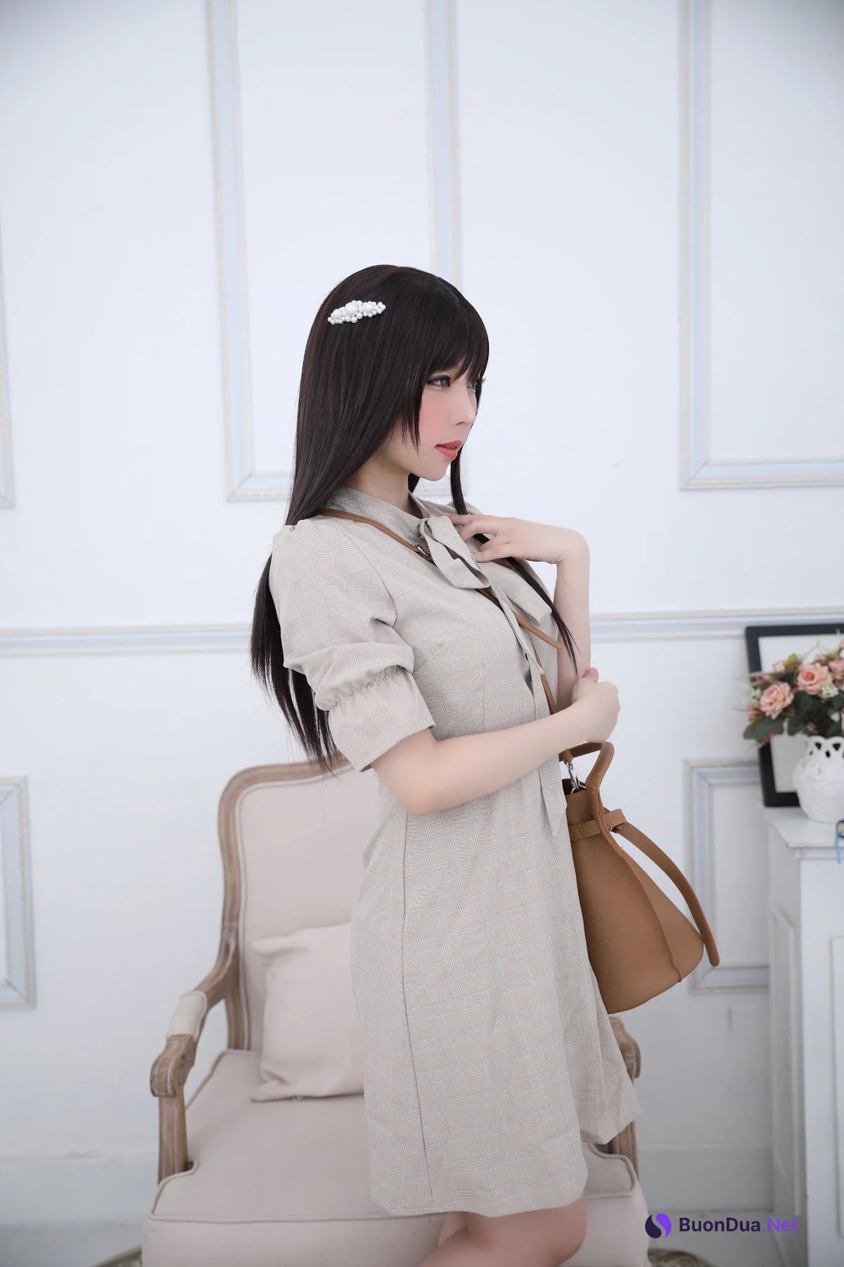 Coser@Kano Nozomi (鹿野希) Vol.04 格子衬衫 - 写真 12