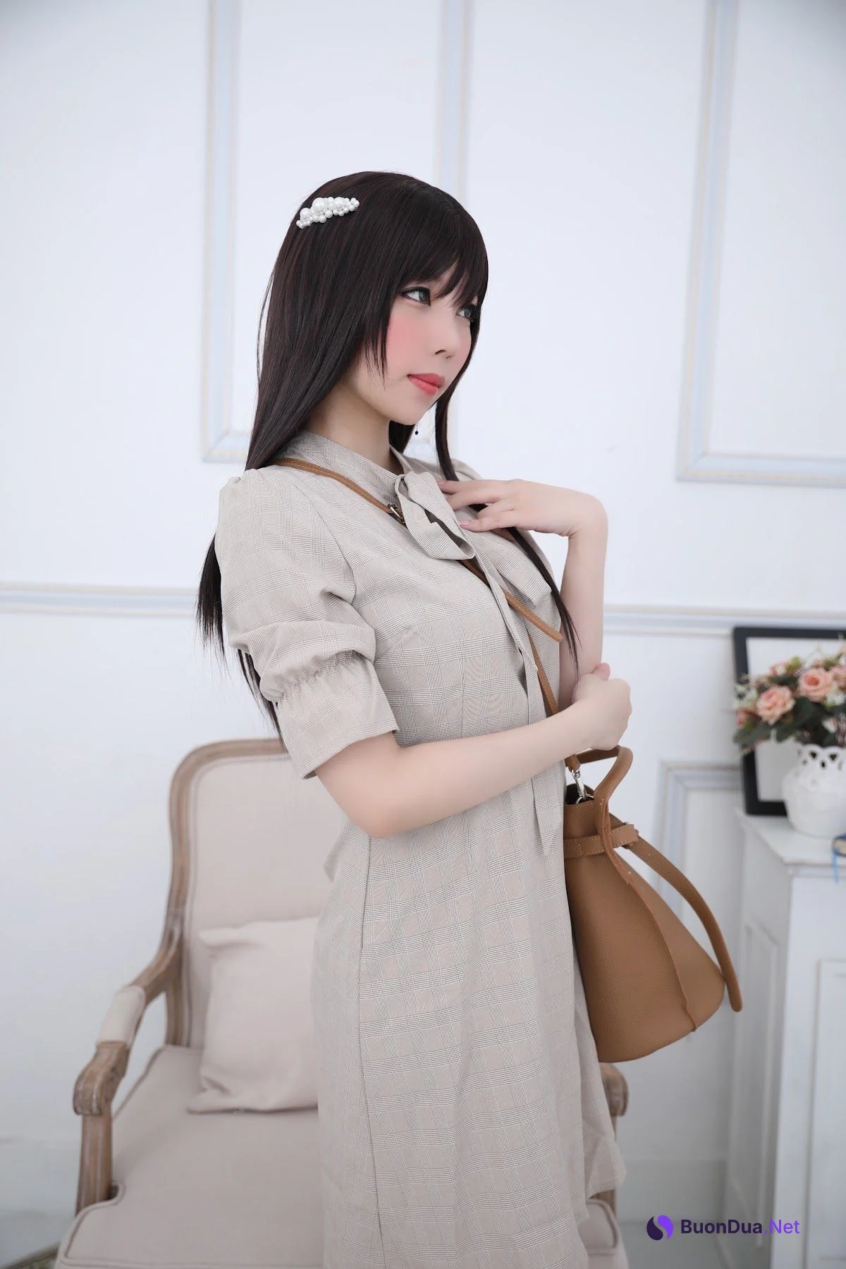 Coser@Kano Nozomi (鹿野希) Vol.04 格子衬衫 - 写真 13