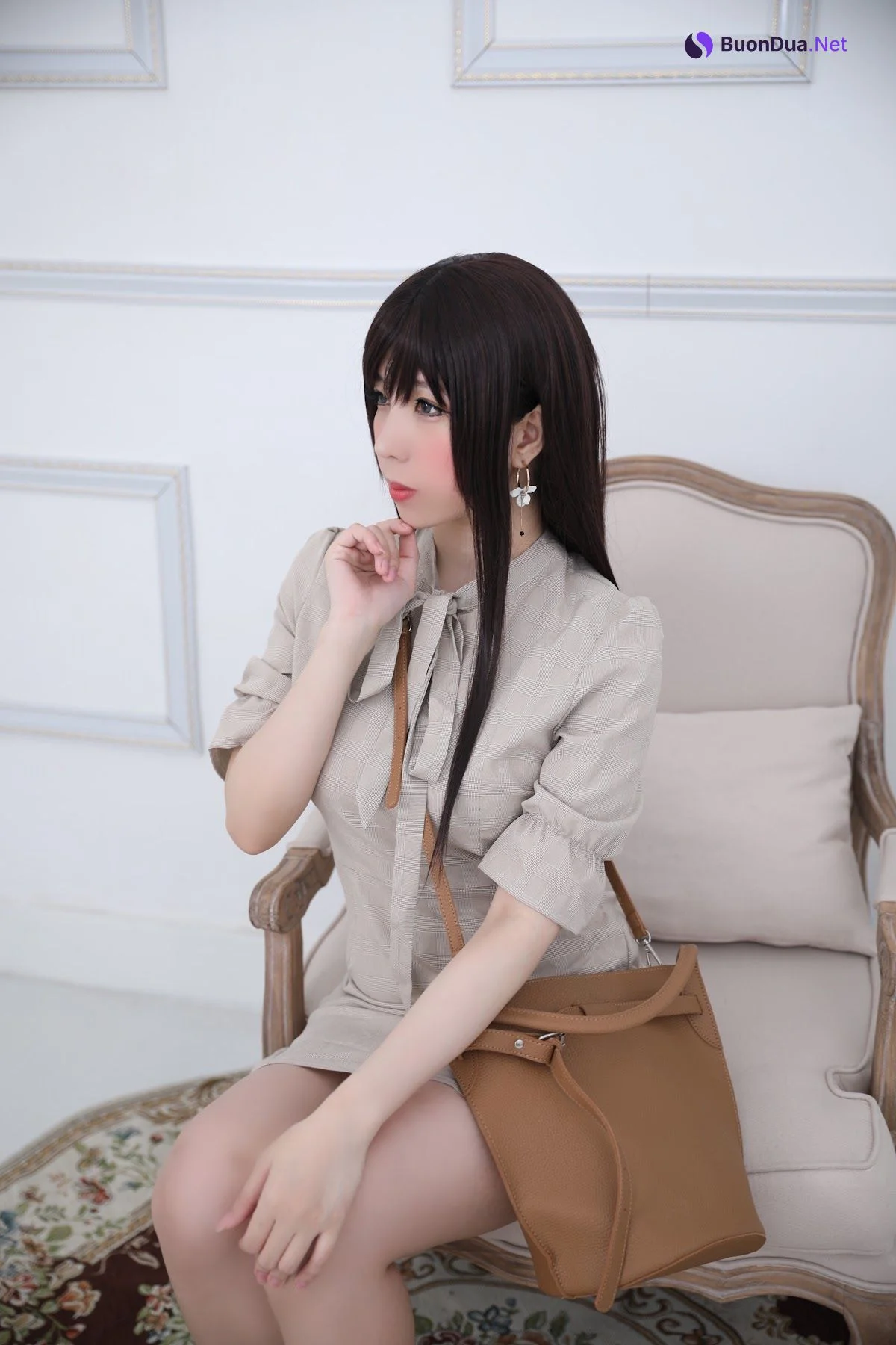 Coser@Kano Nozomi (鹿野希) Vol.04 格子衬衫 - 写真 18
