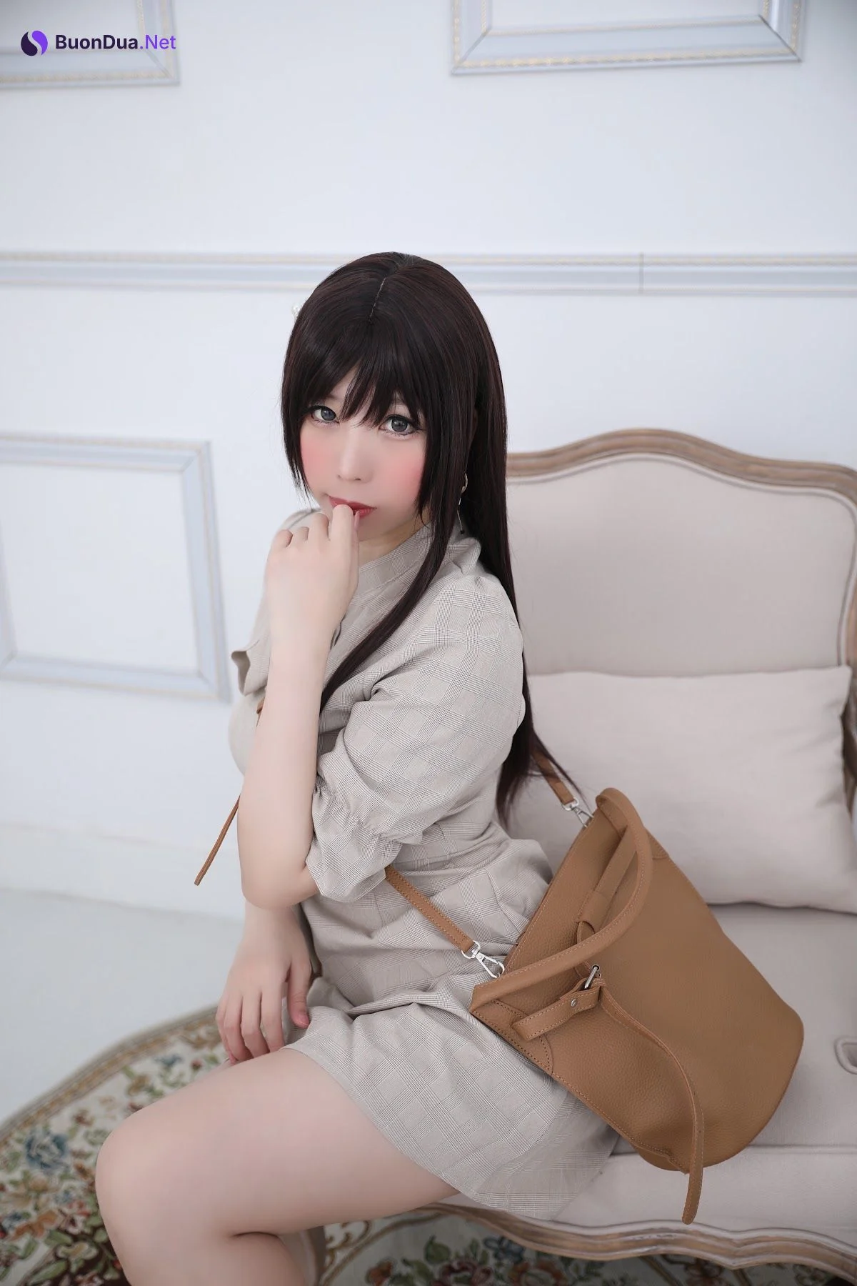 Coser@Kano Nozomi (鹿野希) Vol.04 格子衬衫 - 写真 19