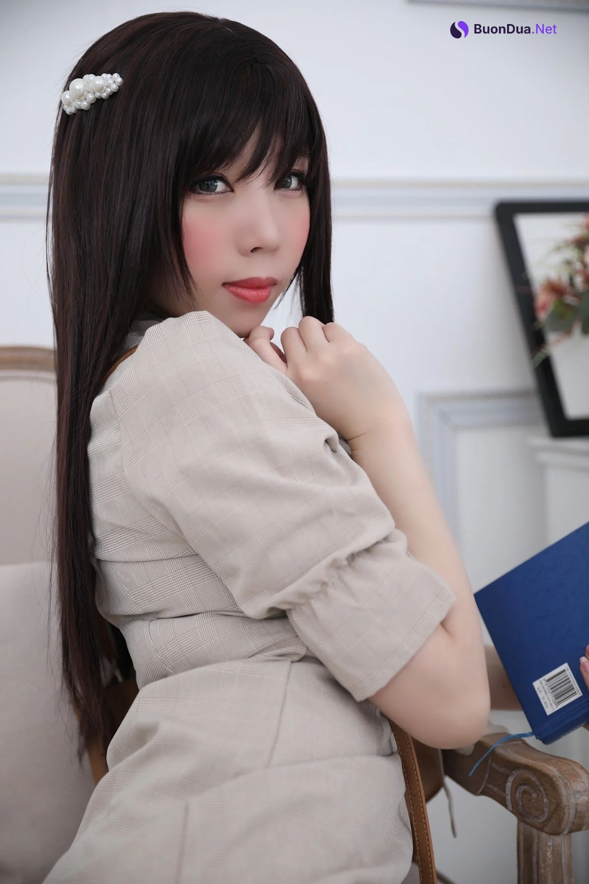 Coser@Kano Nozomi (鹿野希) Vol.04 格子衬衫 - 写真 5