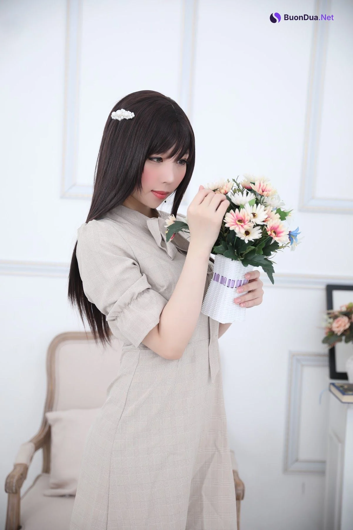 Coser@Kano Nozomi (鹿野希) Vol.04 格子衬衫 - 写真 8