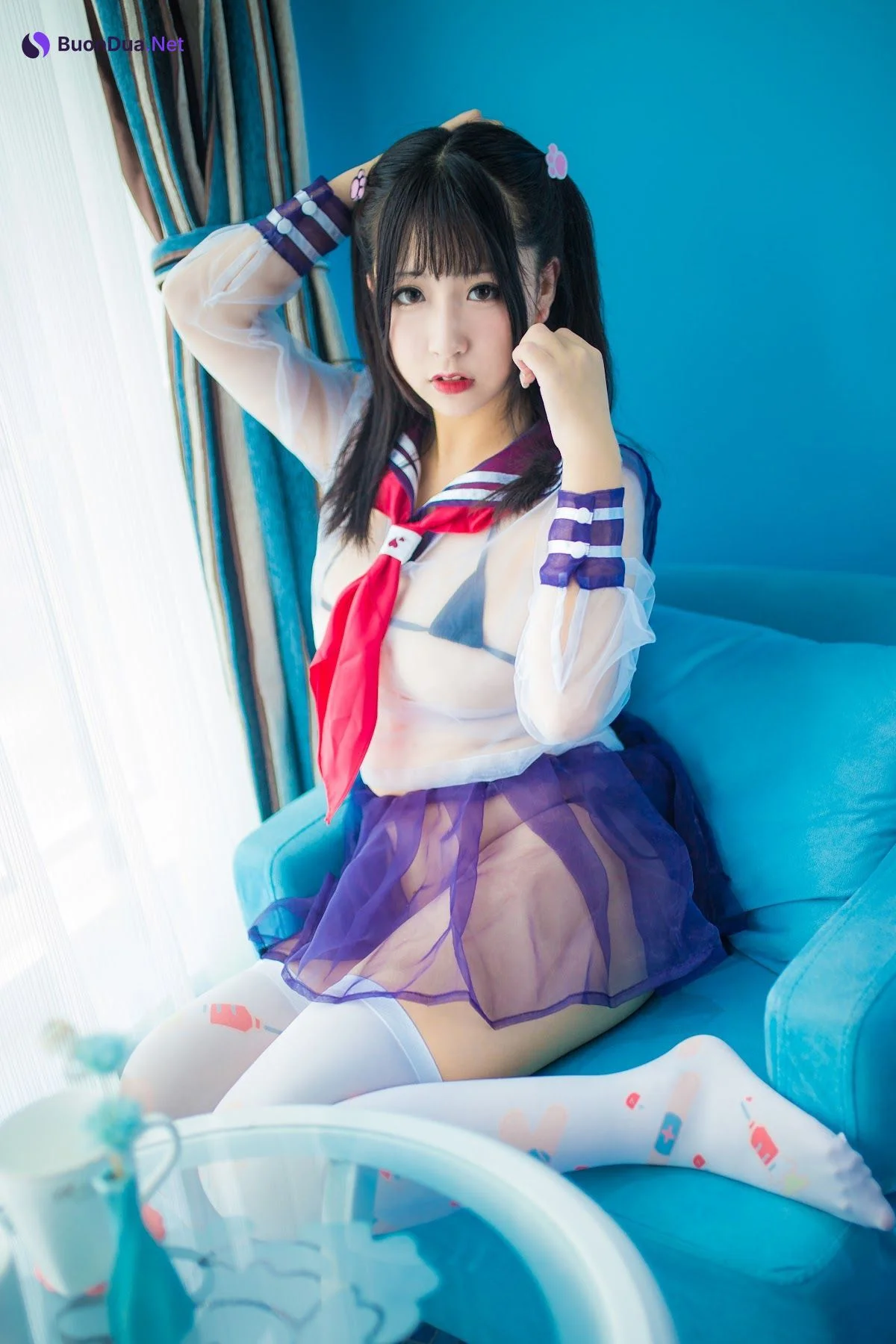 Coser@Mao Jiu Jiang Sakura (猫九酱Sakura) – 刀舞 - 사진 13