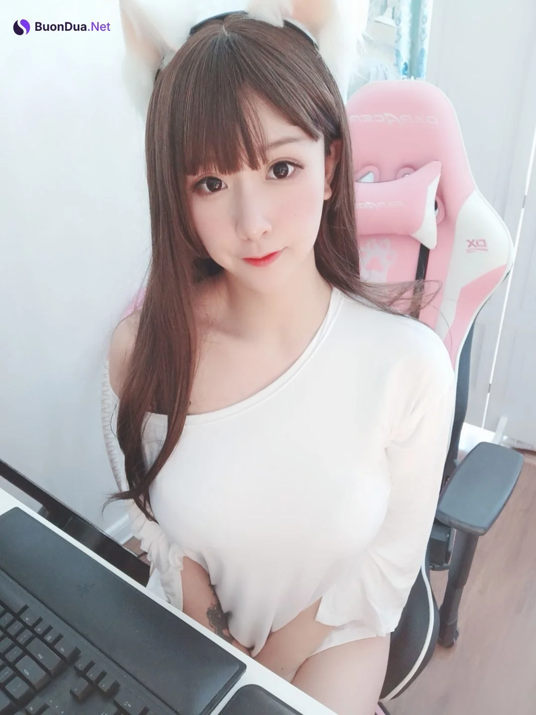 Coser@Mao Jiu Jiang Sakura (猫九酱Sakura) – 居家女友猫 - 사진 3